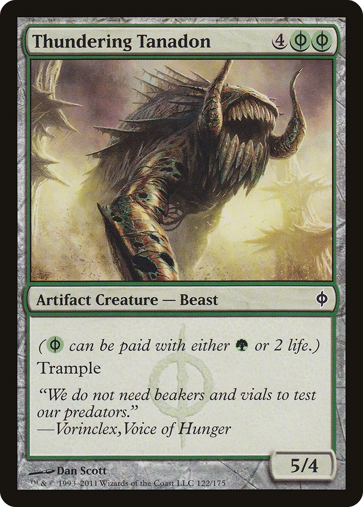 Thundering Tanadon — New Phyrexia — Magic: The Gathering