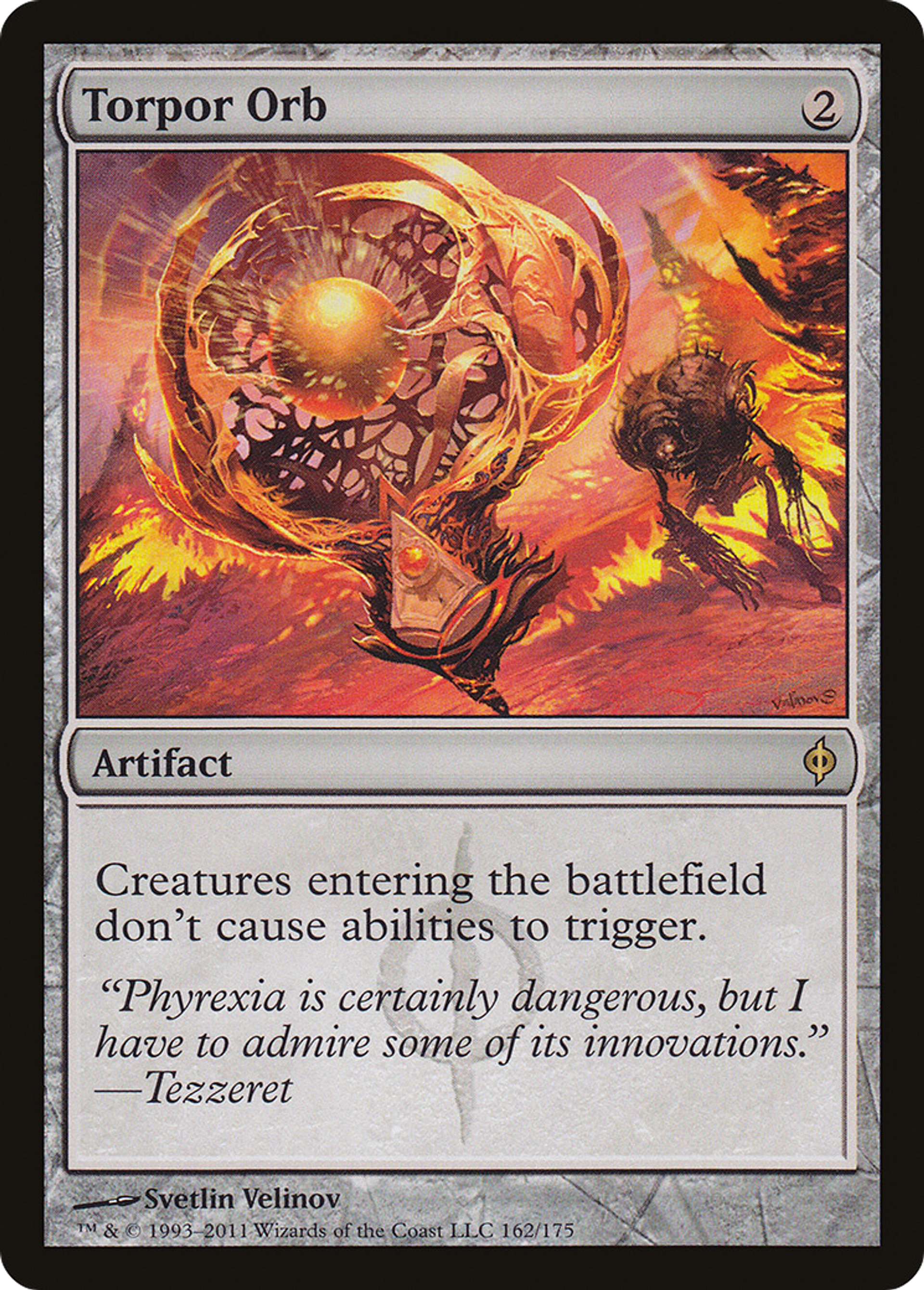 Orbe de torpeur — New Phyrexia — Magic: The Gathering