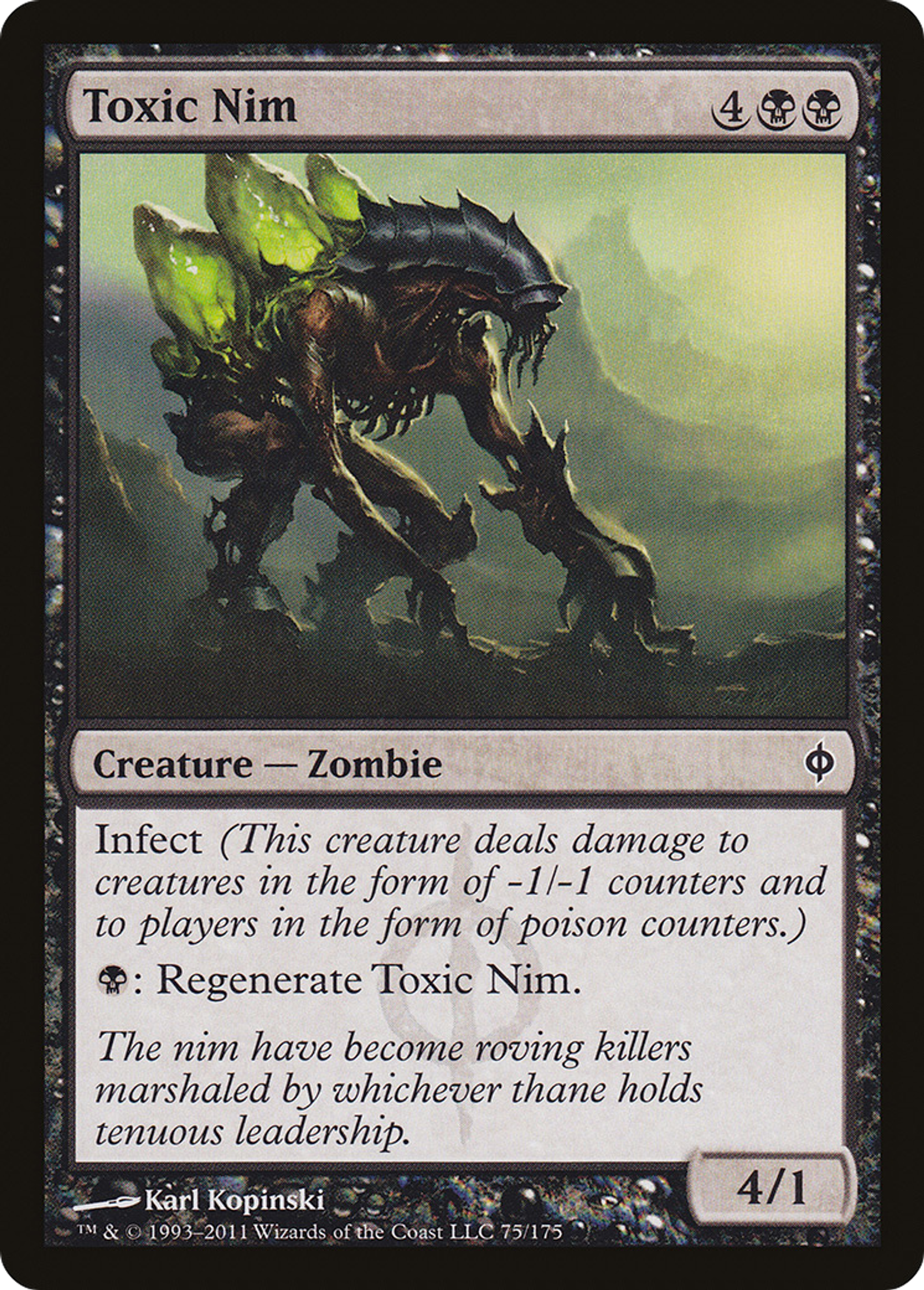 Toxic Nim — New Phyrexia — Magic: The Gathering
