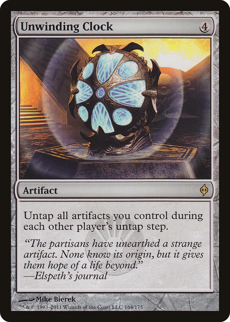 Unwinding Clock — New Phyrexia — Magic: The Gathering