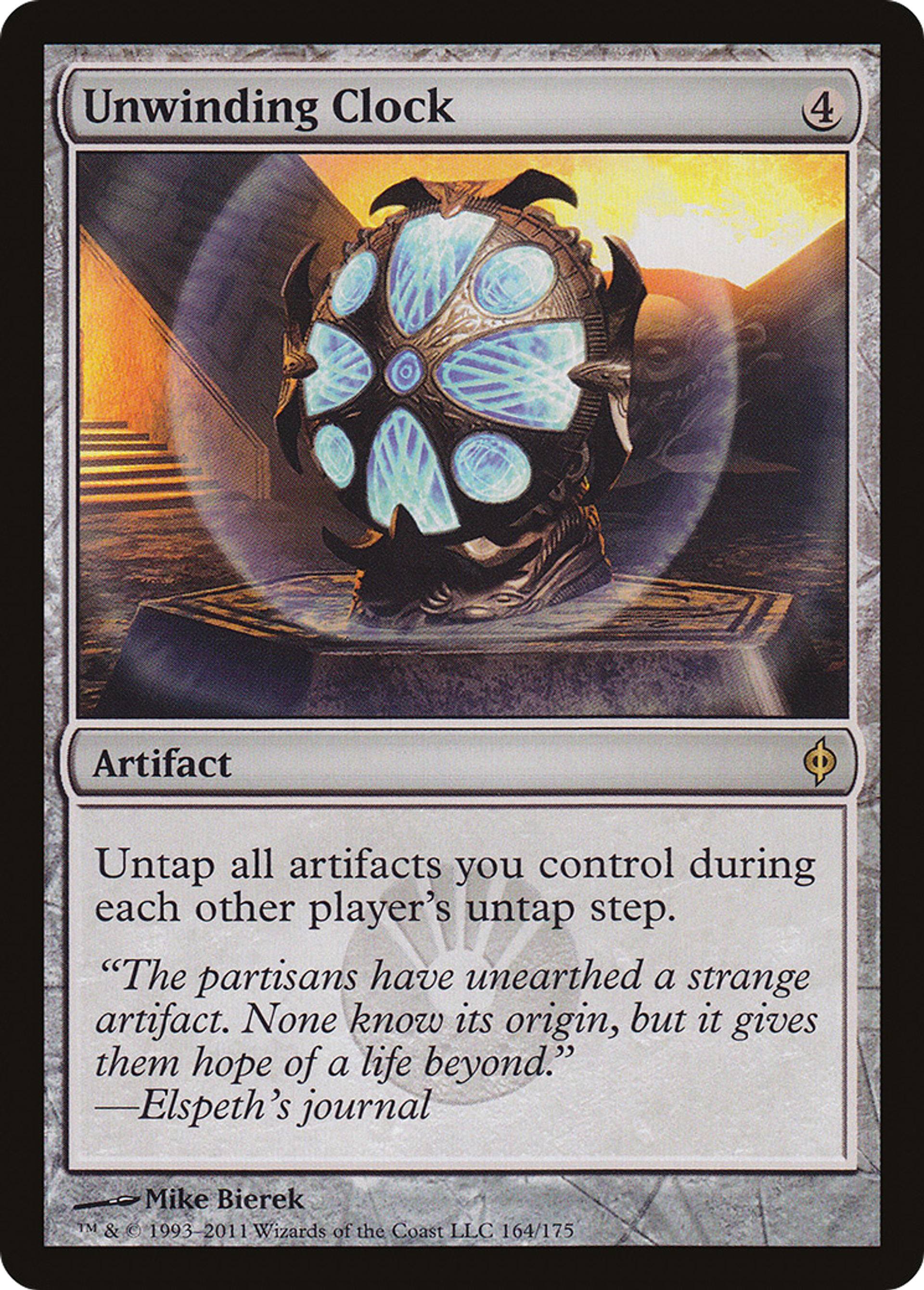 Horloge débridée — New Phyrexia — Magic: The Gathering