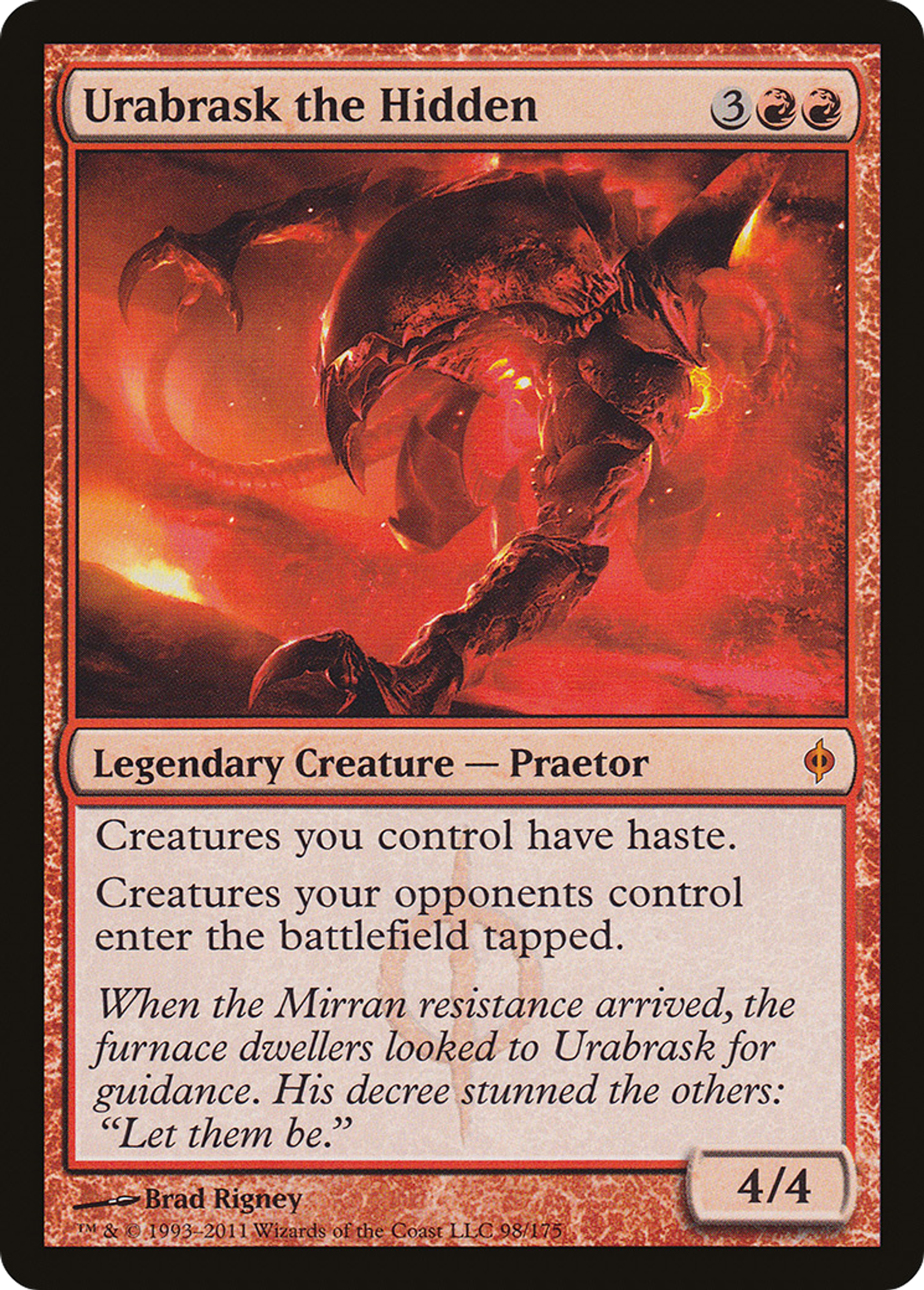Urabrask the Hidden — New Phyrexia — Magic: The Gathering