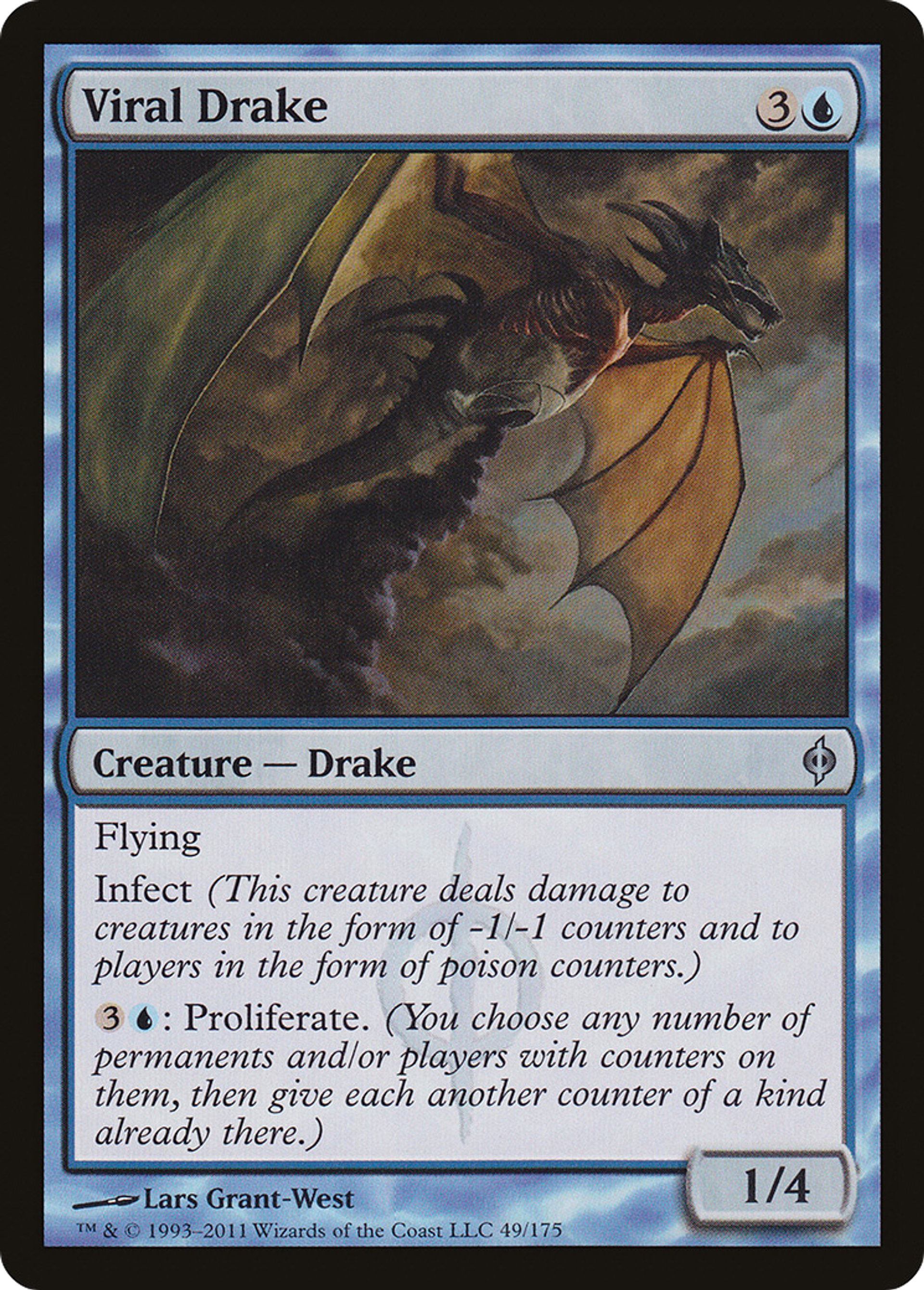 Viral Drake — New Phyrexia — Magic: The Gathering
