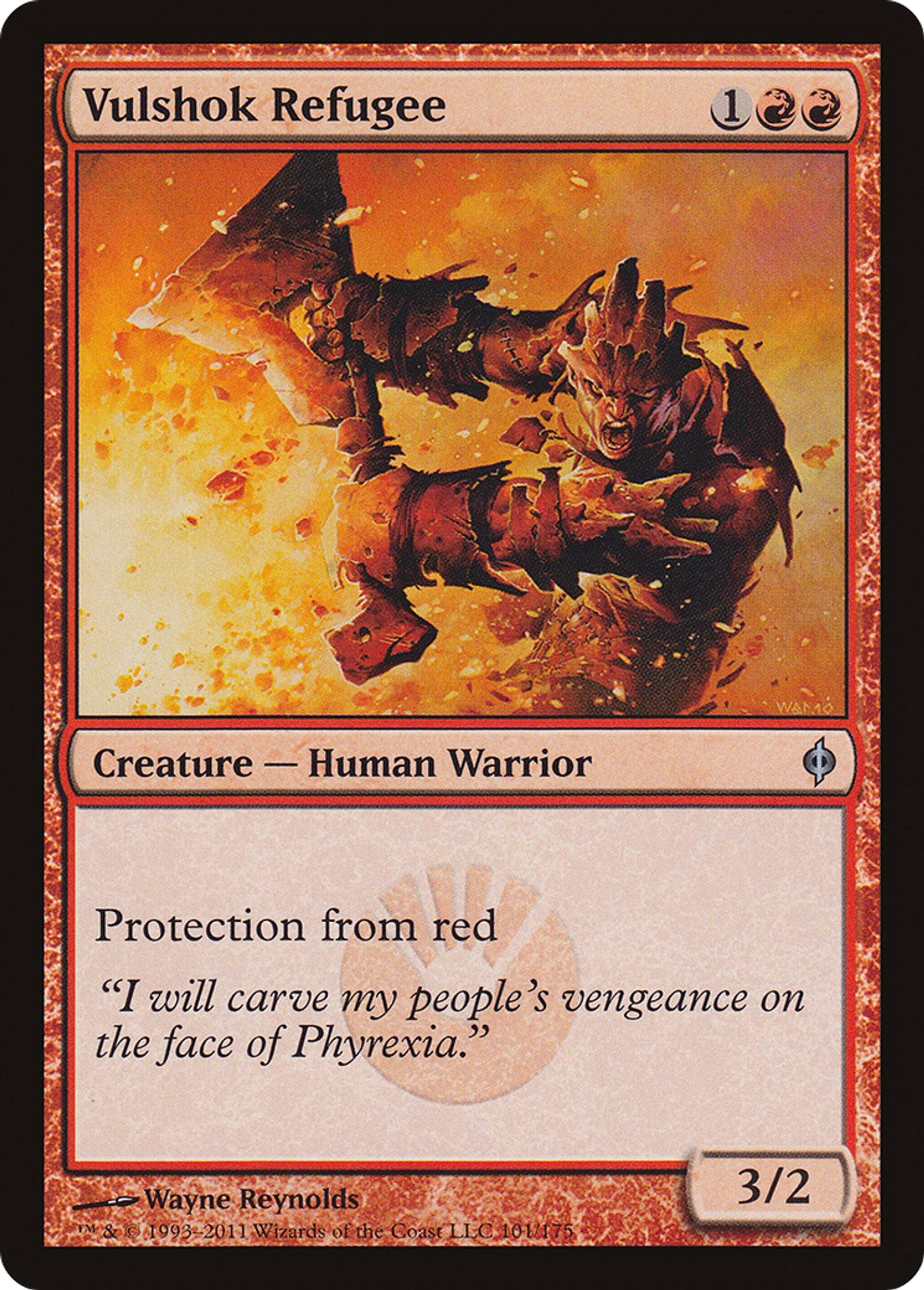 Vulshok Refugee — New Phyrexia — Magic: The Gathering