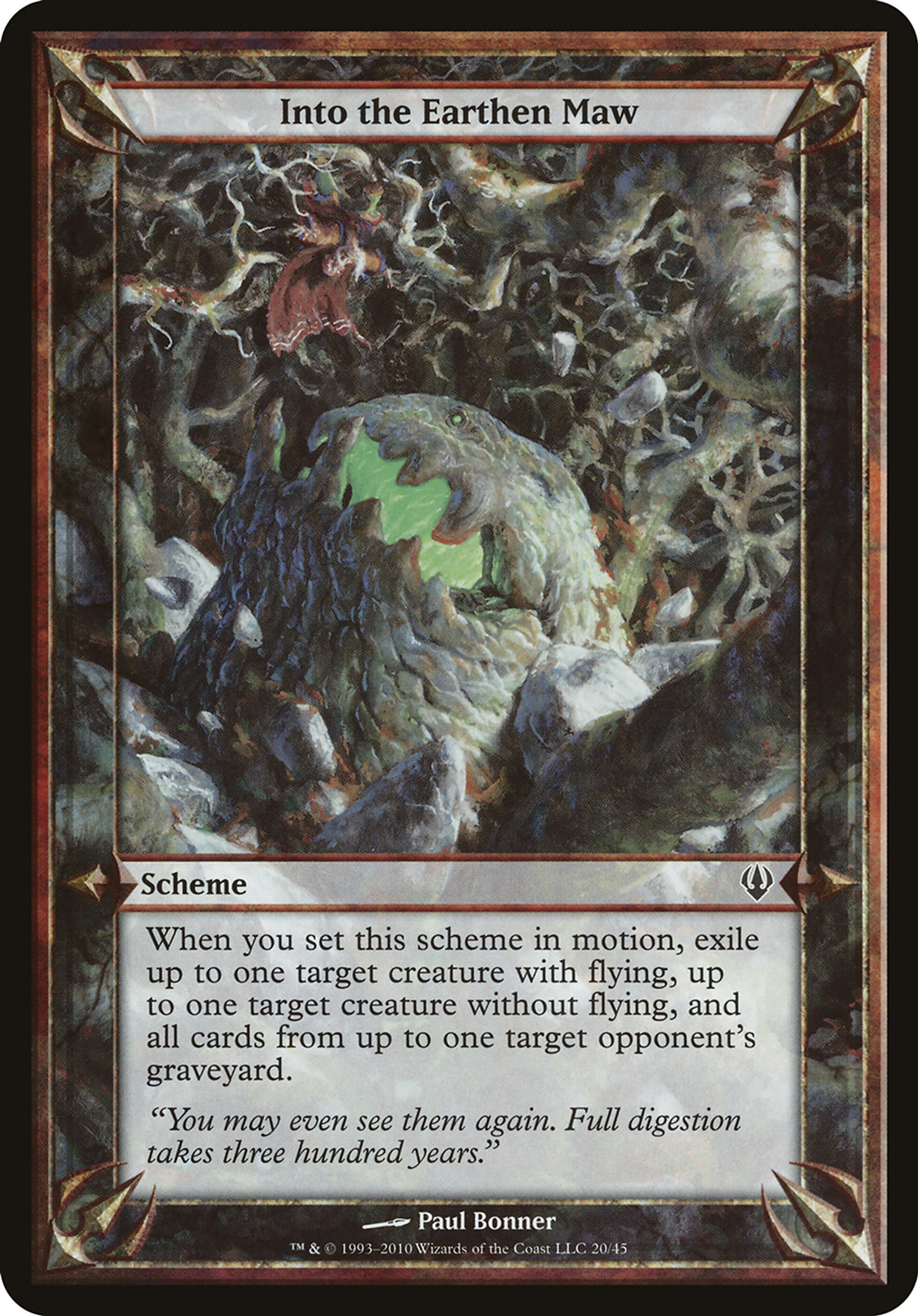 Into the Earthen Maw — Archenemy Schemes — Magic: The Gathering
