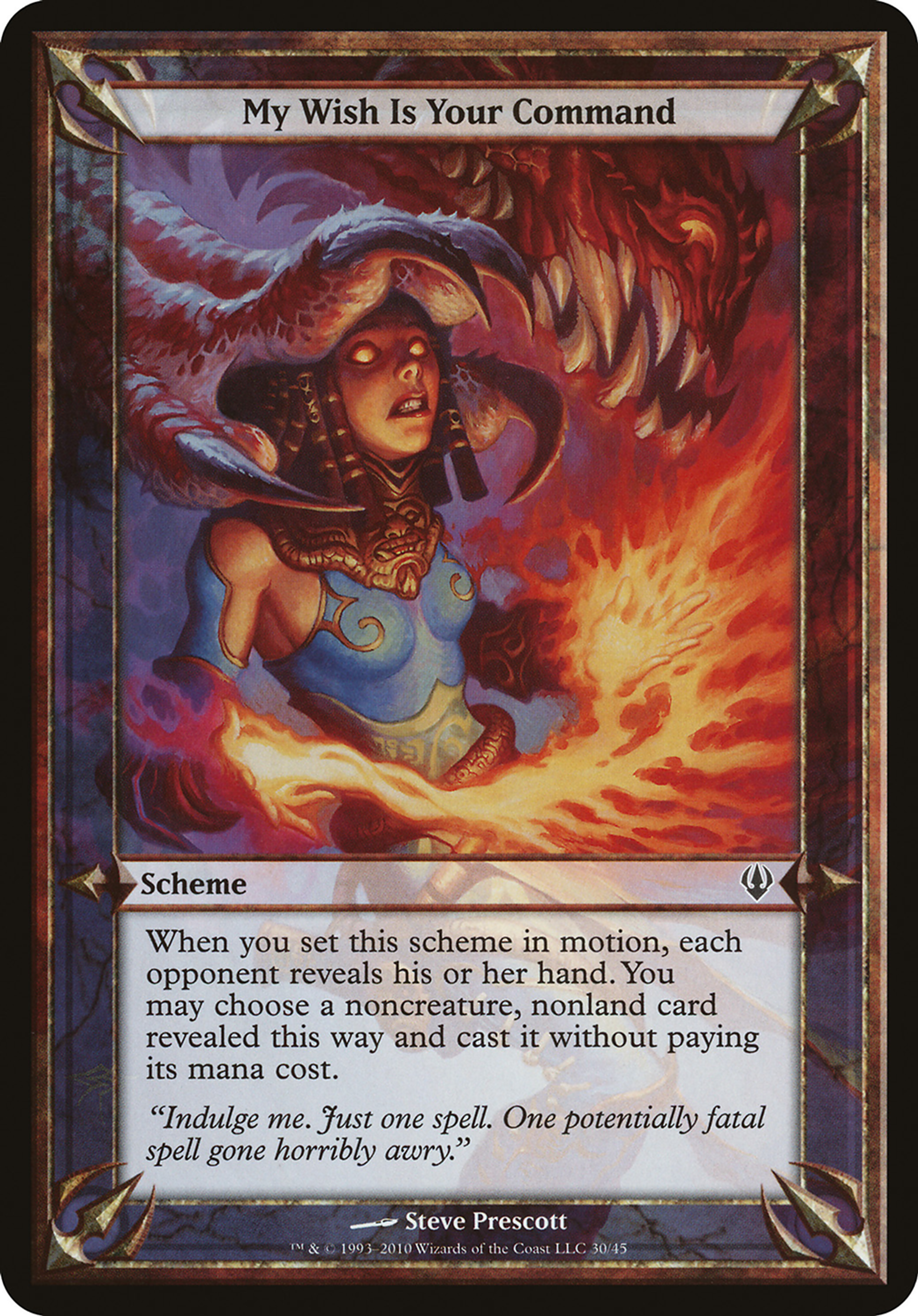 My Wish Is Your Command — Archenemy Schemes — Magic: The Gathering