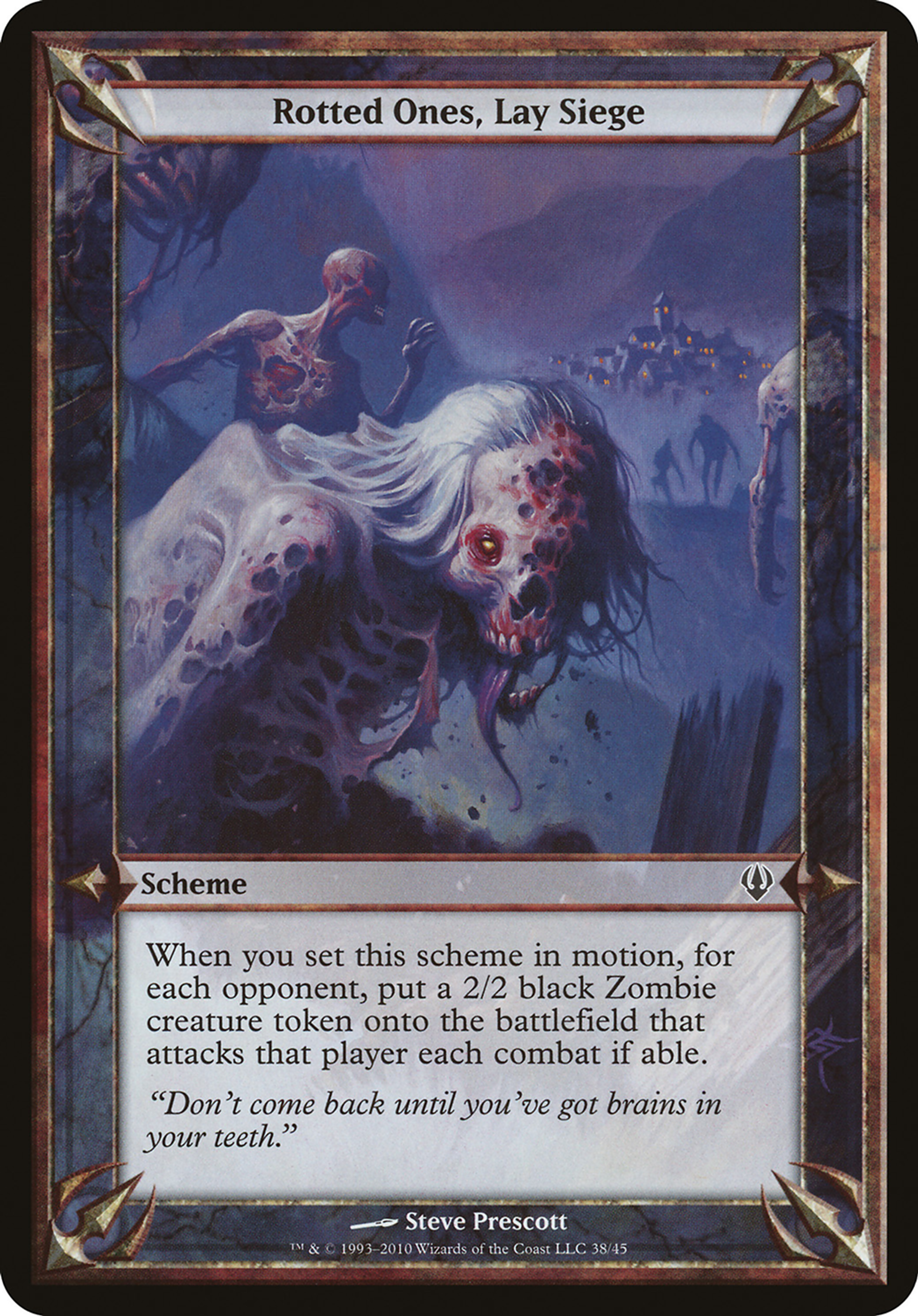 Rotted Ones, Lay Siege — Archenemy Schemes — Magic: The Gathering