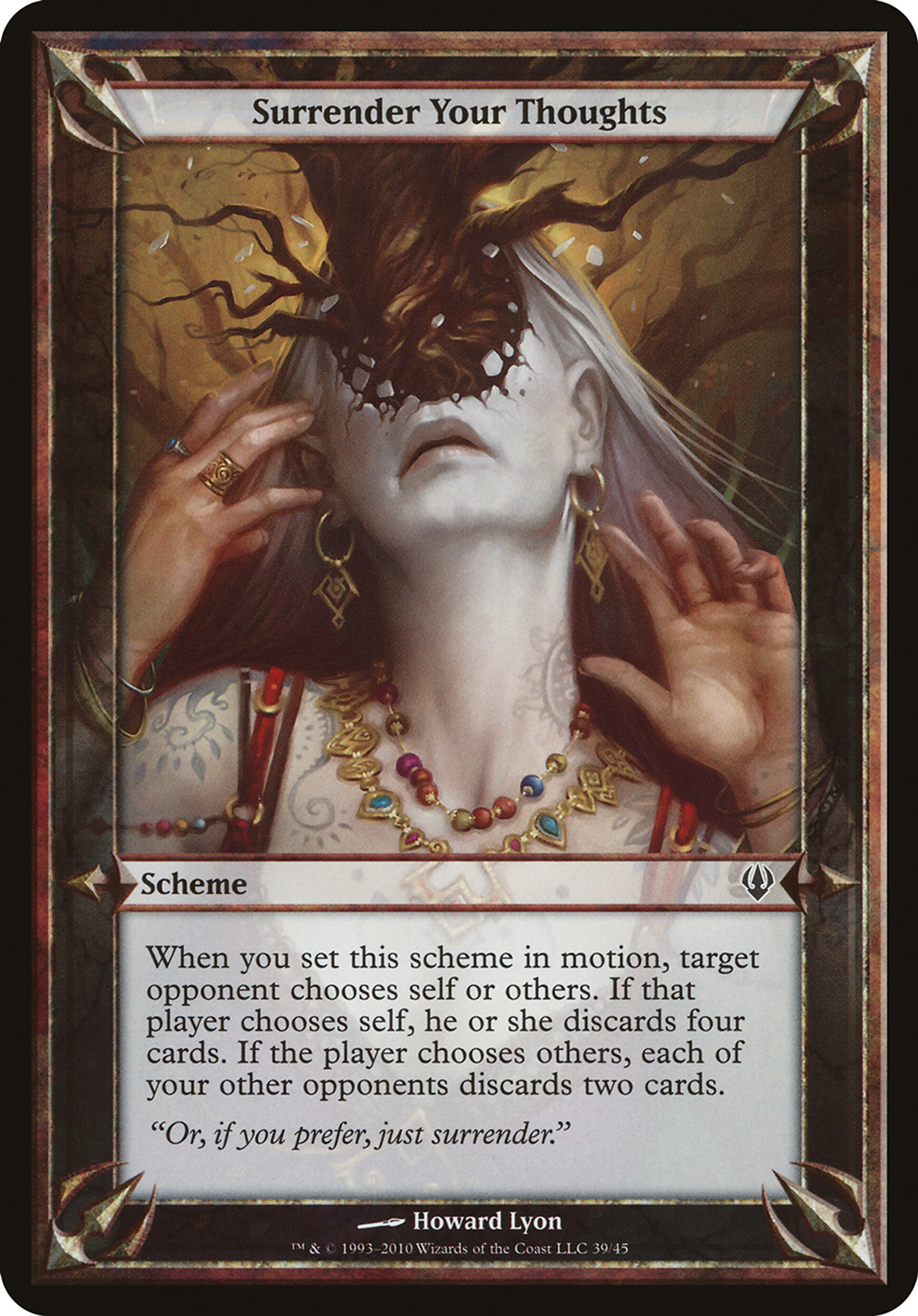 Surrender Your Thoughts — Archenemy Schemes — Magic: The Gathering