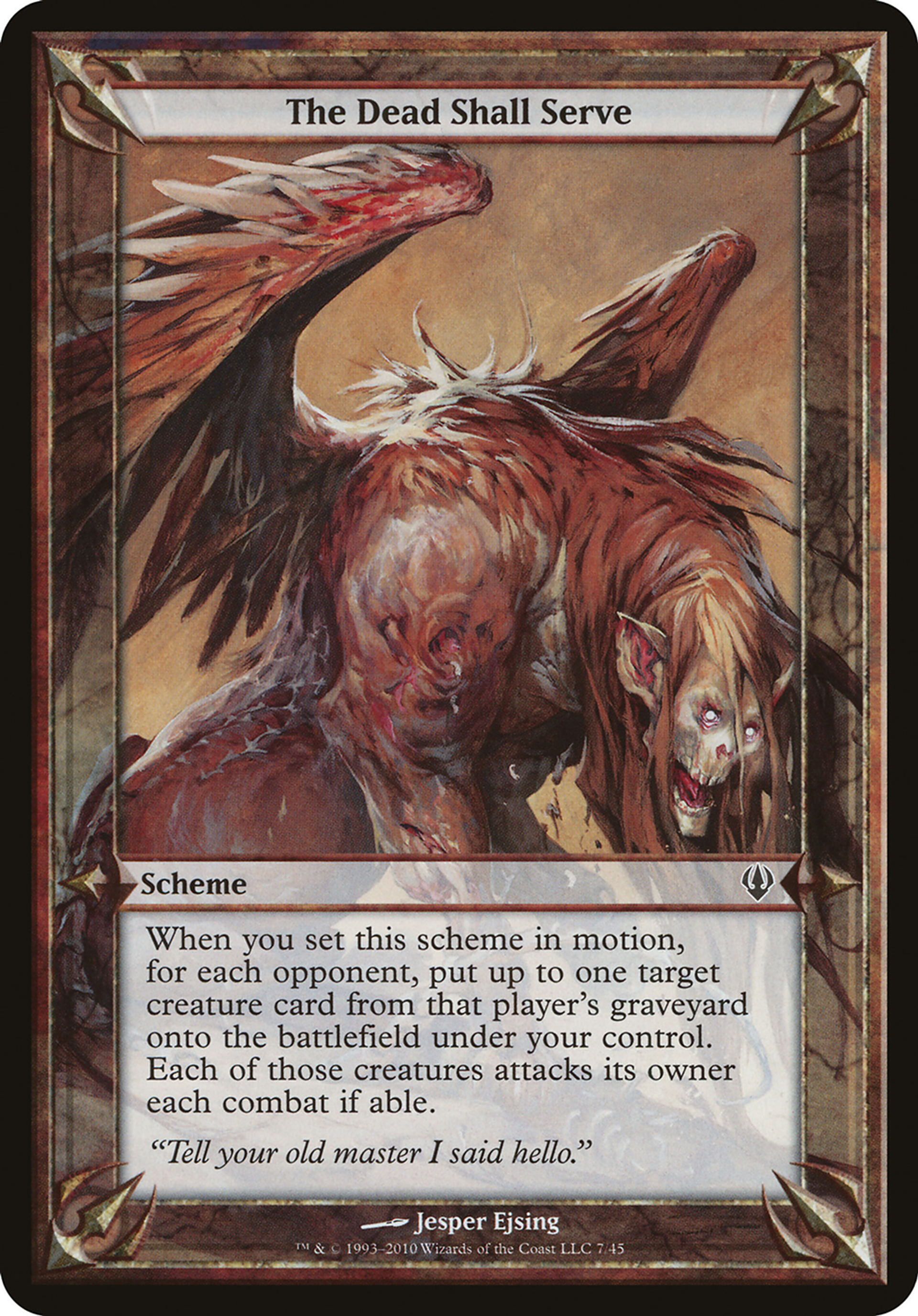 The Dead Shall Serve — Archenemy Schemes — Magic: The Gathering