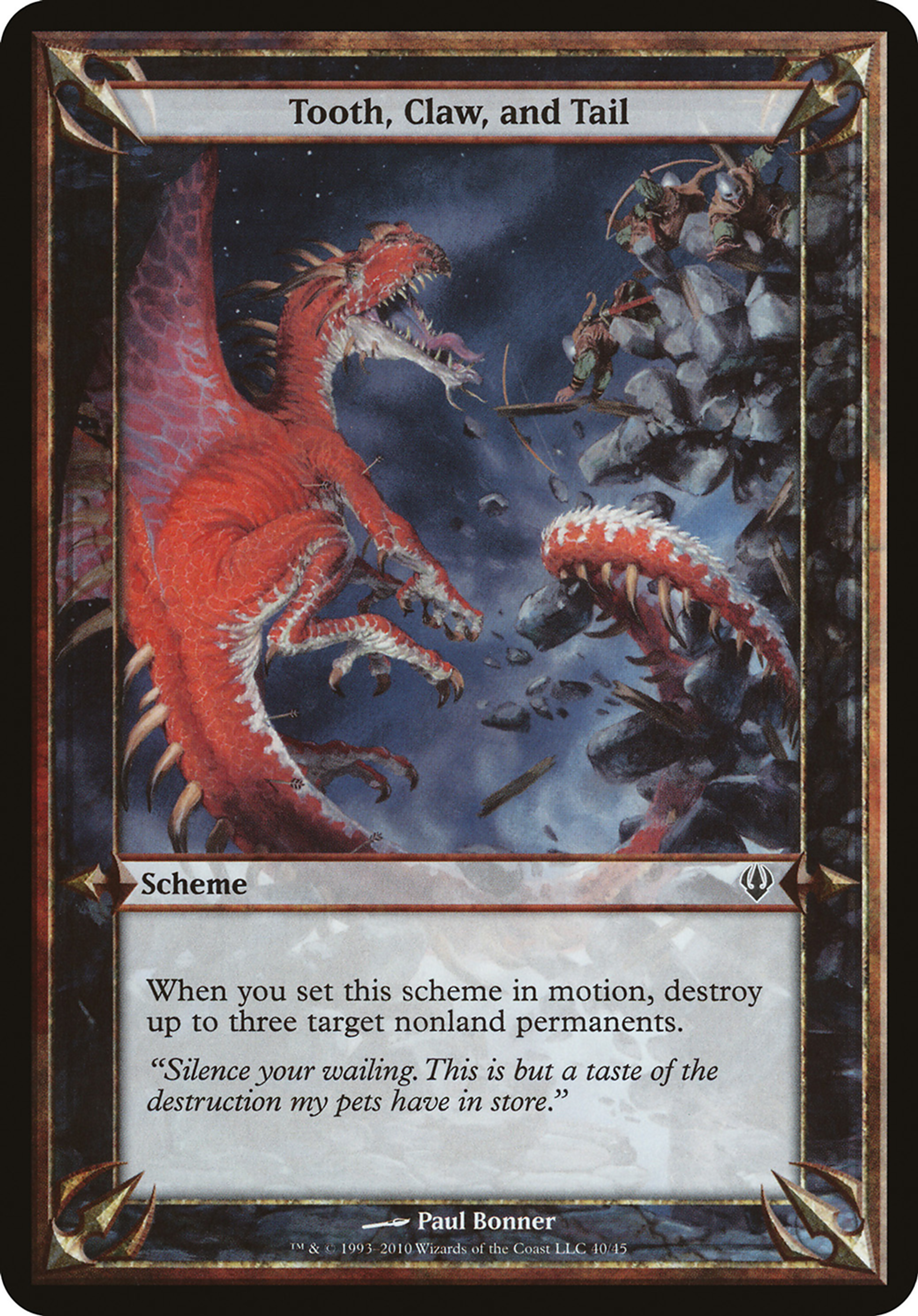 Tooth, Claw, and Tail — Archenemy Schemes — Magic: The Gathering