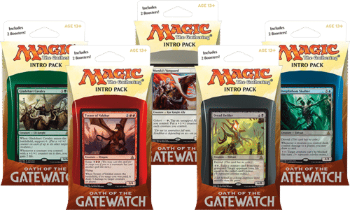 Display d'Intro Packs Le serment des Sentinelles — Oath of the Gatewatch — Magic: The Gathering