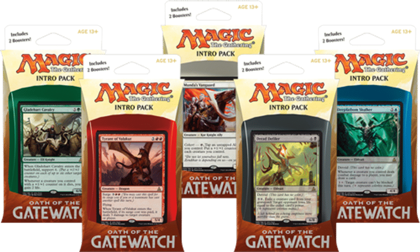 Oath of the Gatewatch Intro Pack Display from Oath of the Gatewatch - Magic: The Gathering