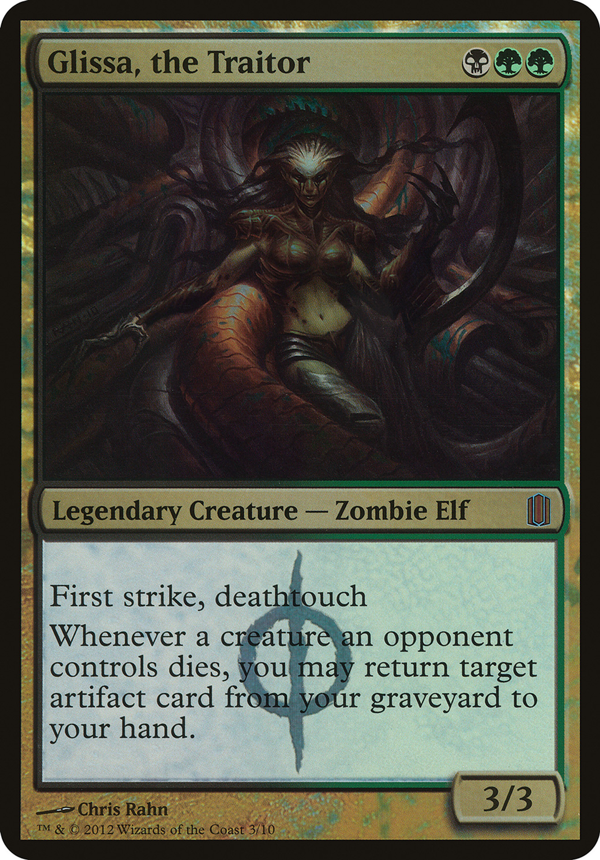 Glissa, the Traitor — Commander's Arsenal Oversized — Magic: The Gathering