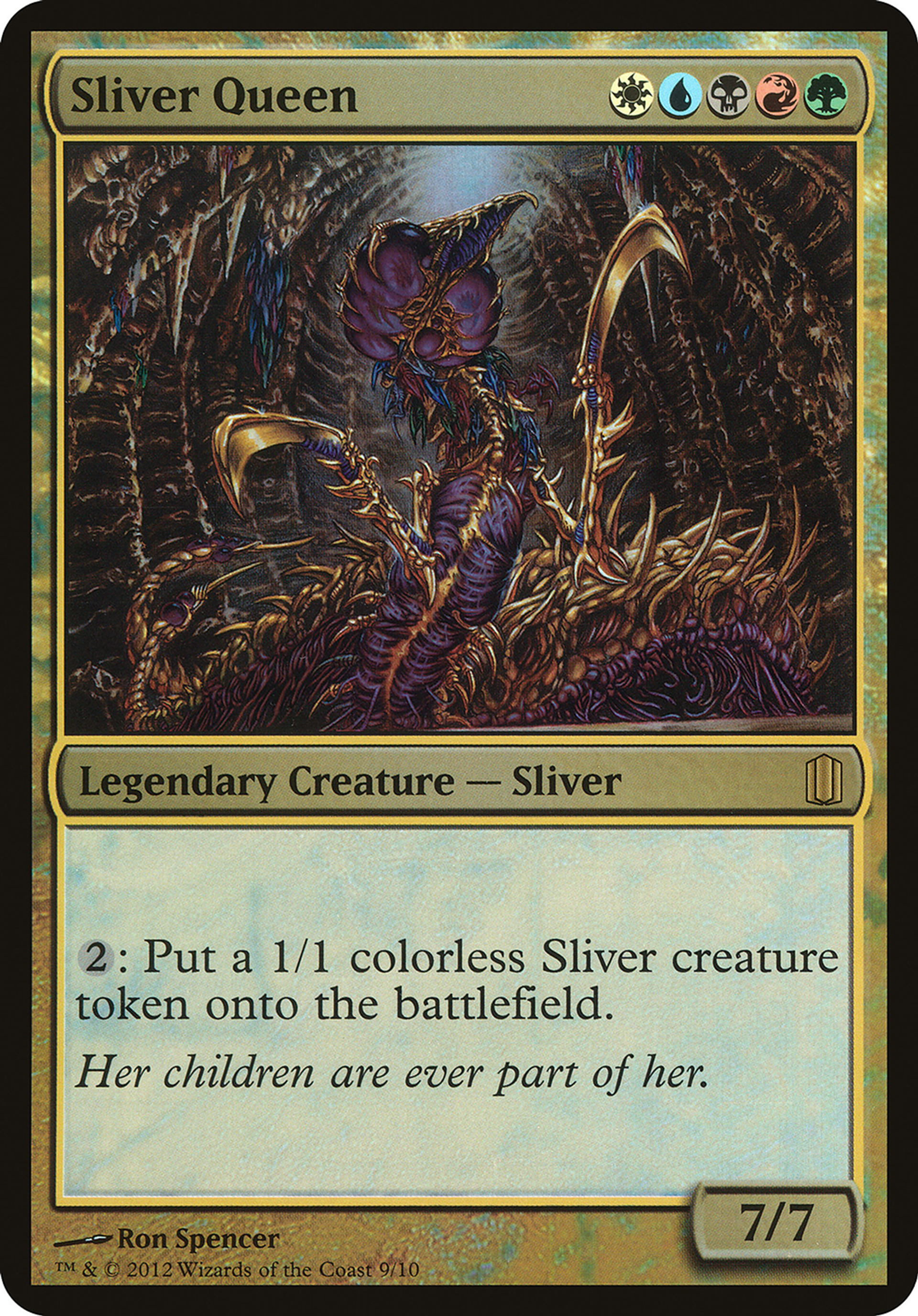 Sliver Queen — Commander's Arsenal Oversized — Magic: The Gathering