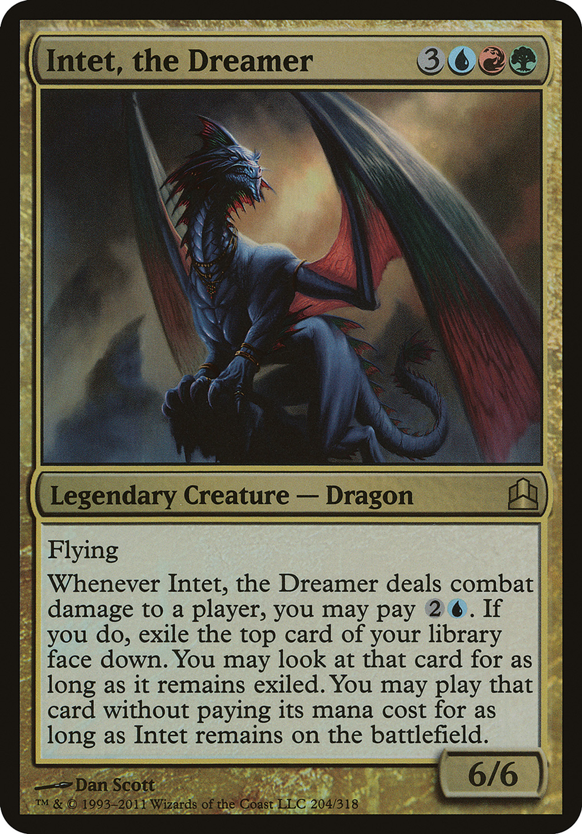 Intet, the Dreamer — Commander 2011 Oversized — Magic: The Gathering