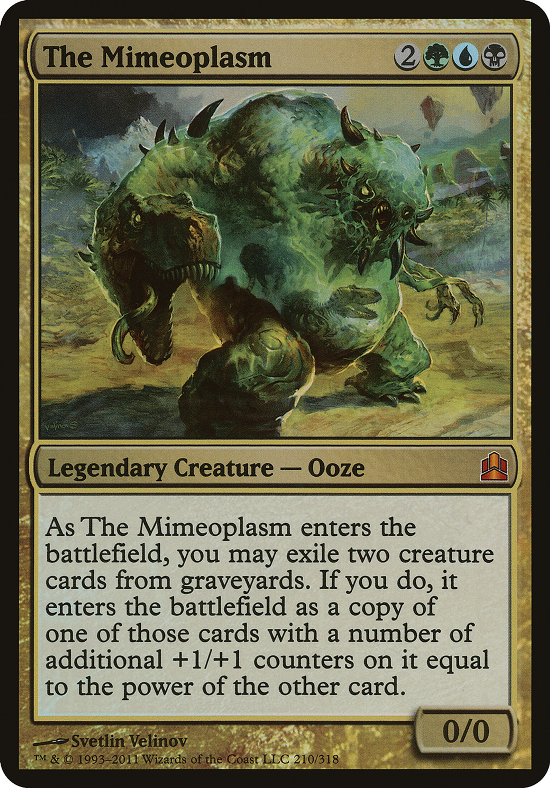 The Mimeoplasm — Commander 2011 Oversized — Magic: The Gathering