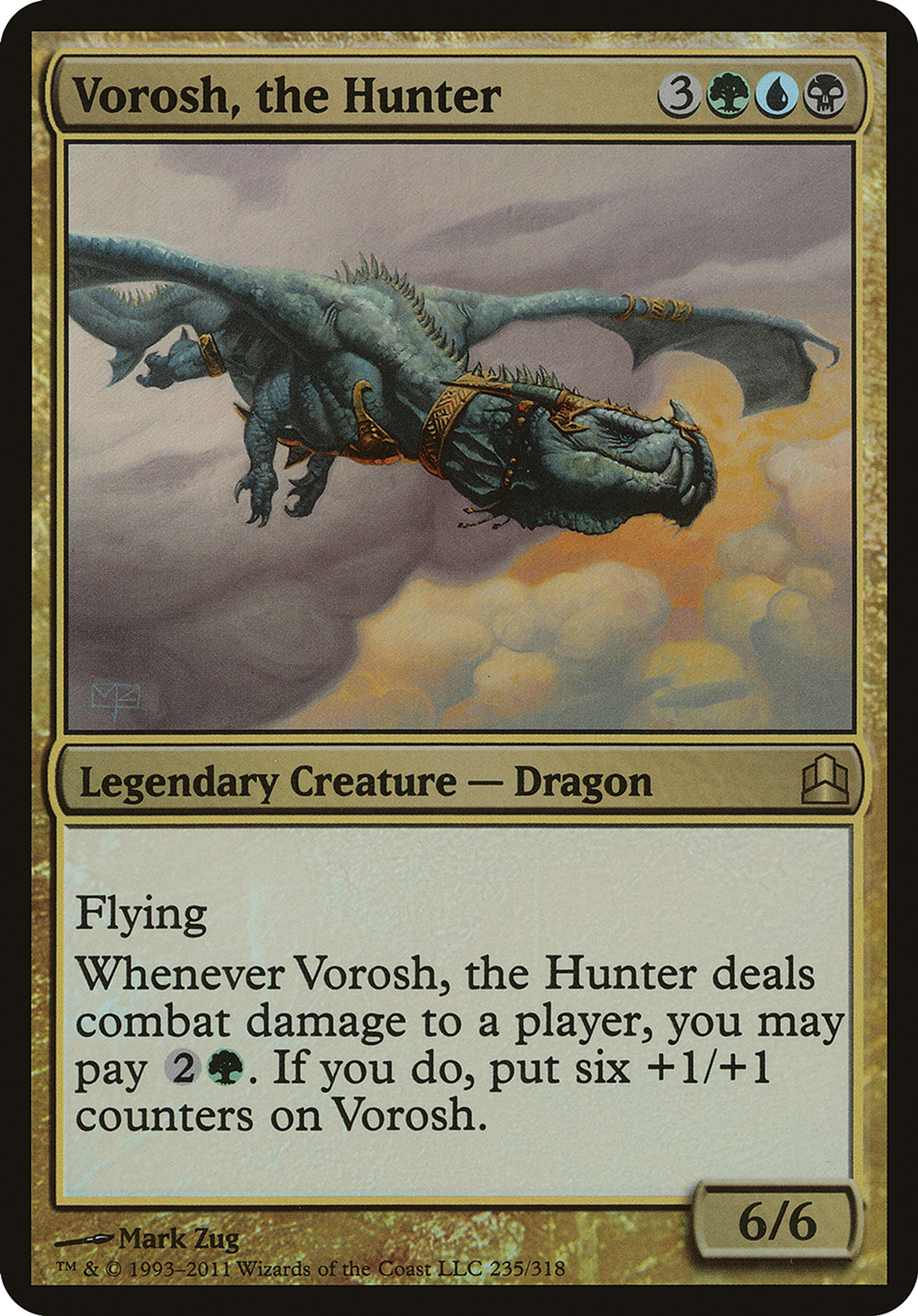 Vorosh, the Hunter — Commander 2011 Oversized — Magic: The Gathering