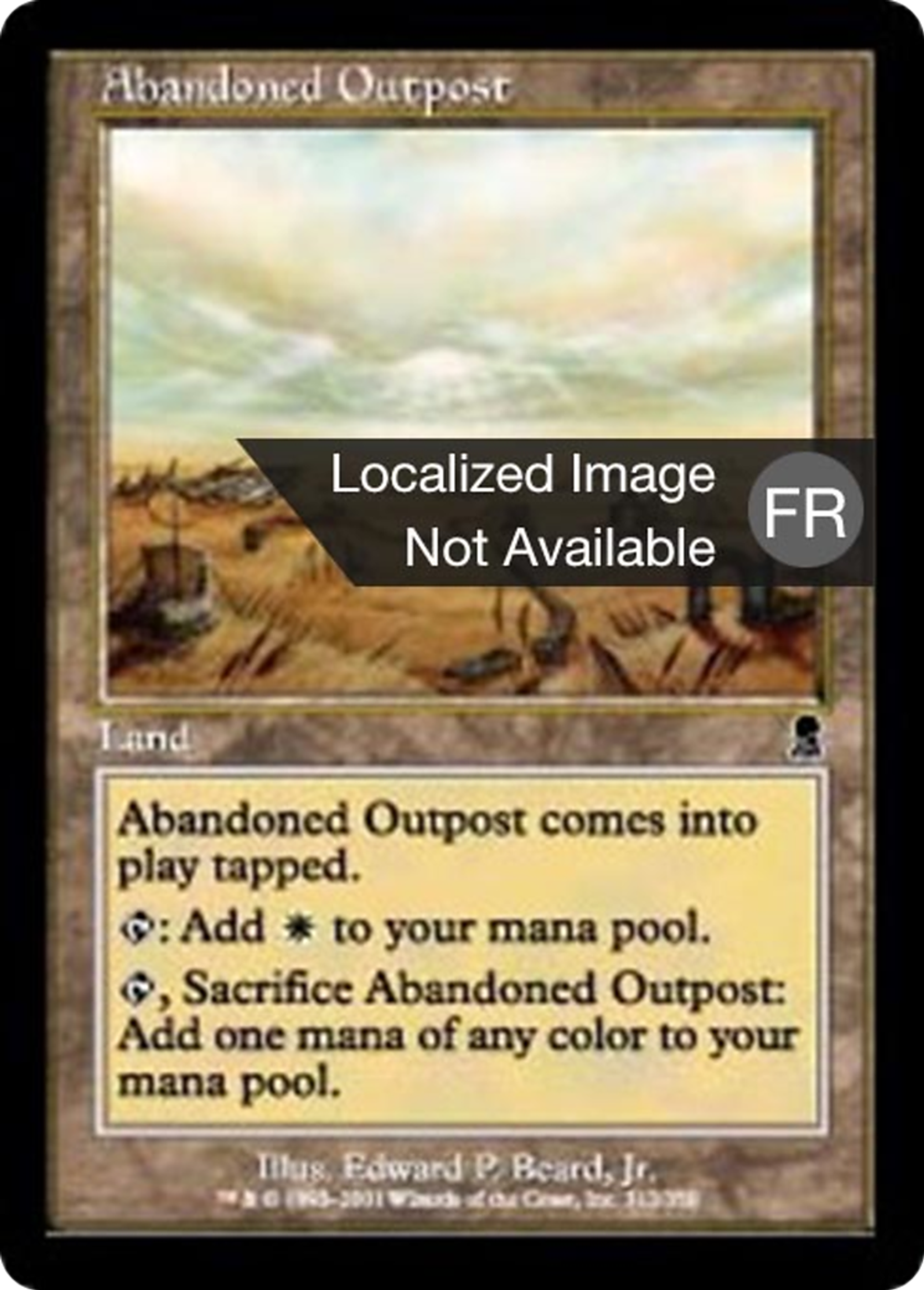 Avant-poste abandonné — Odyssey — Magic: The Gathering