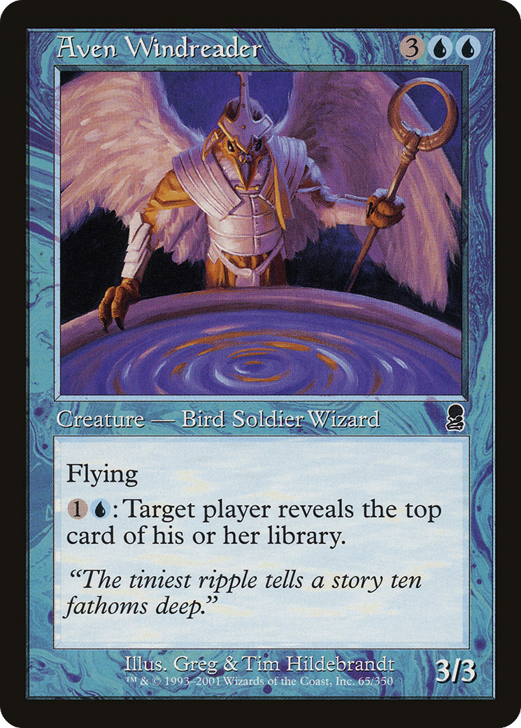 Aven Windreader — Odyssey — Magic: The Gathering