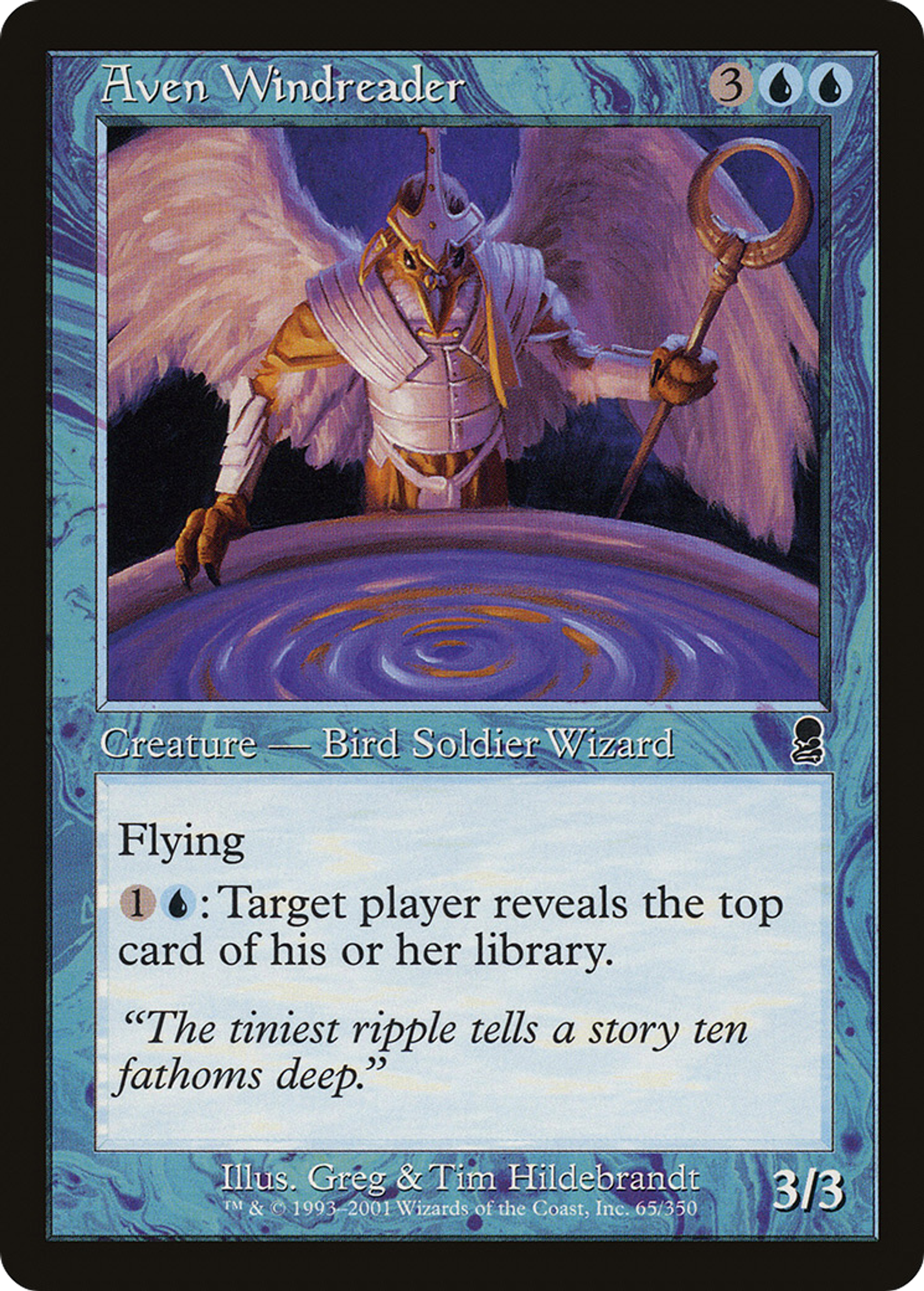 Aven Windreader — Odyssey — Magic: The Gathering