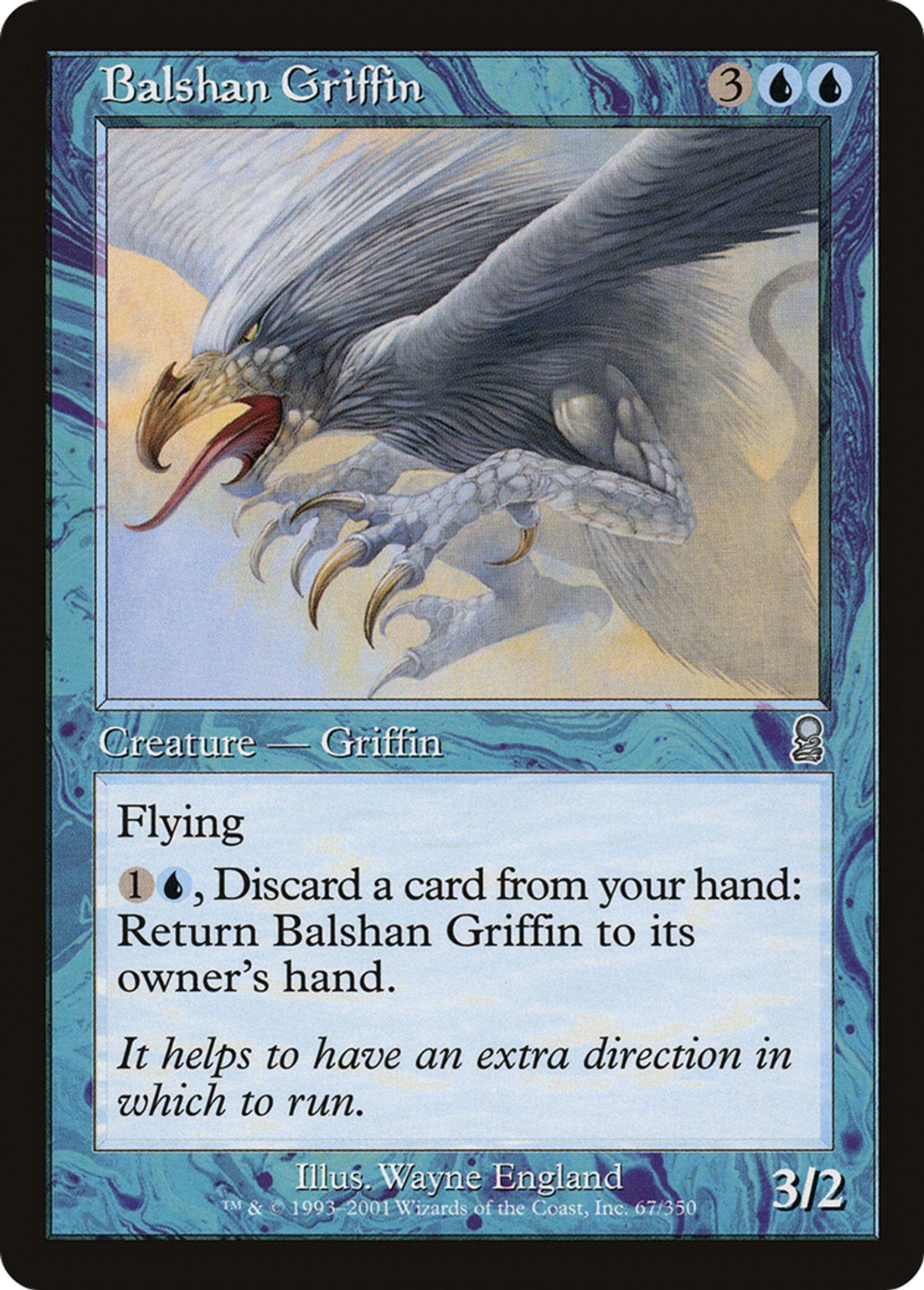 Balshan Griffin — Odyssey — Magic: The Gathering