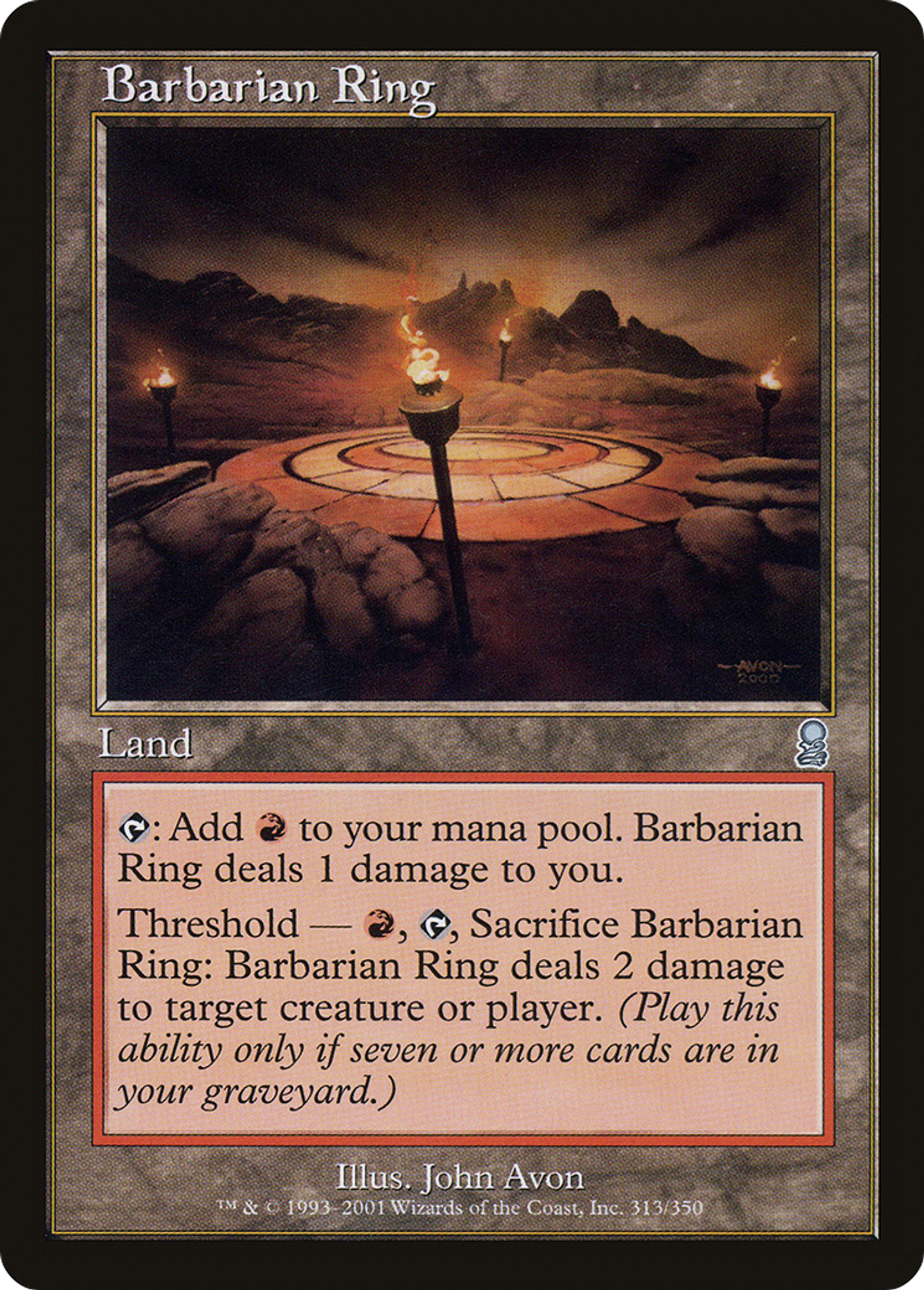Barbarian Ring — Odyssey — Magic: The Gathering