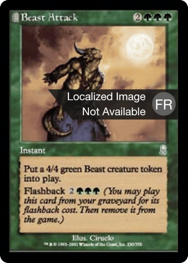 Attaque de la bête — Odyssey — Magic: The Gathering