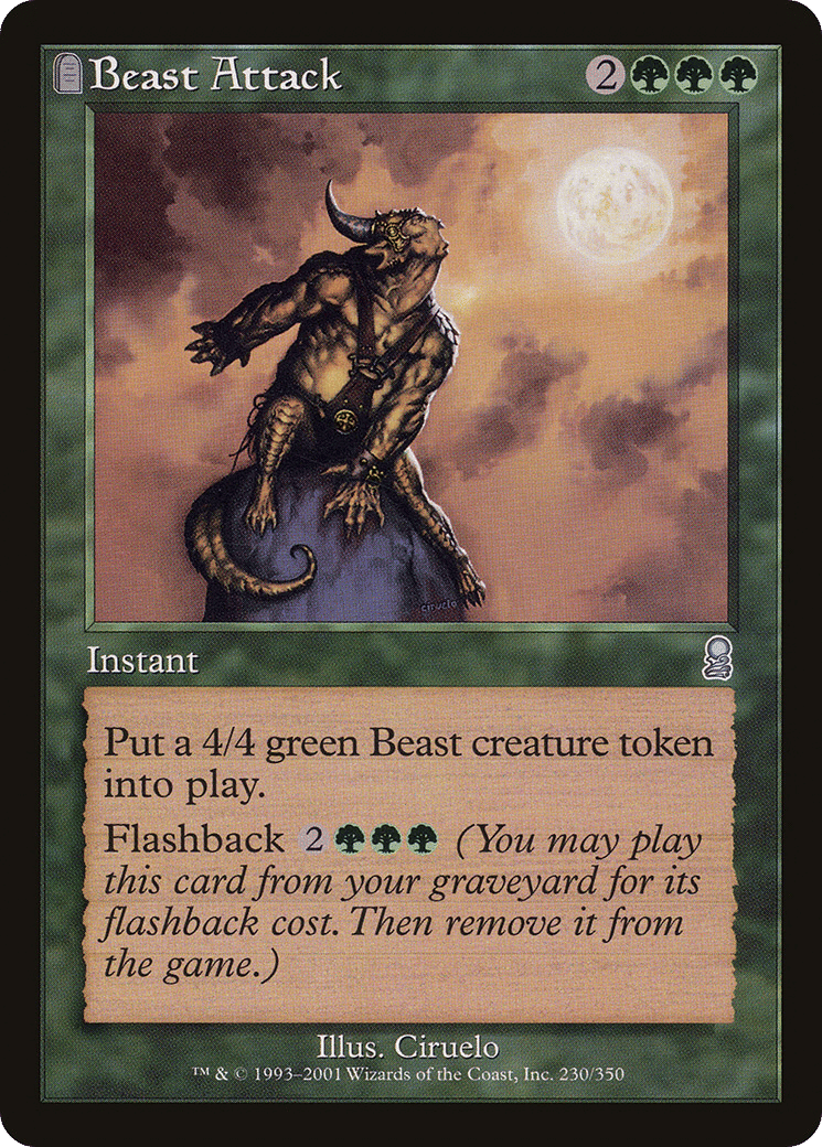 Beast Attack — Odyssey — Magic: The Gathering