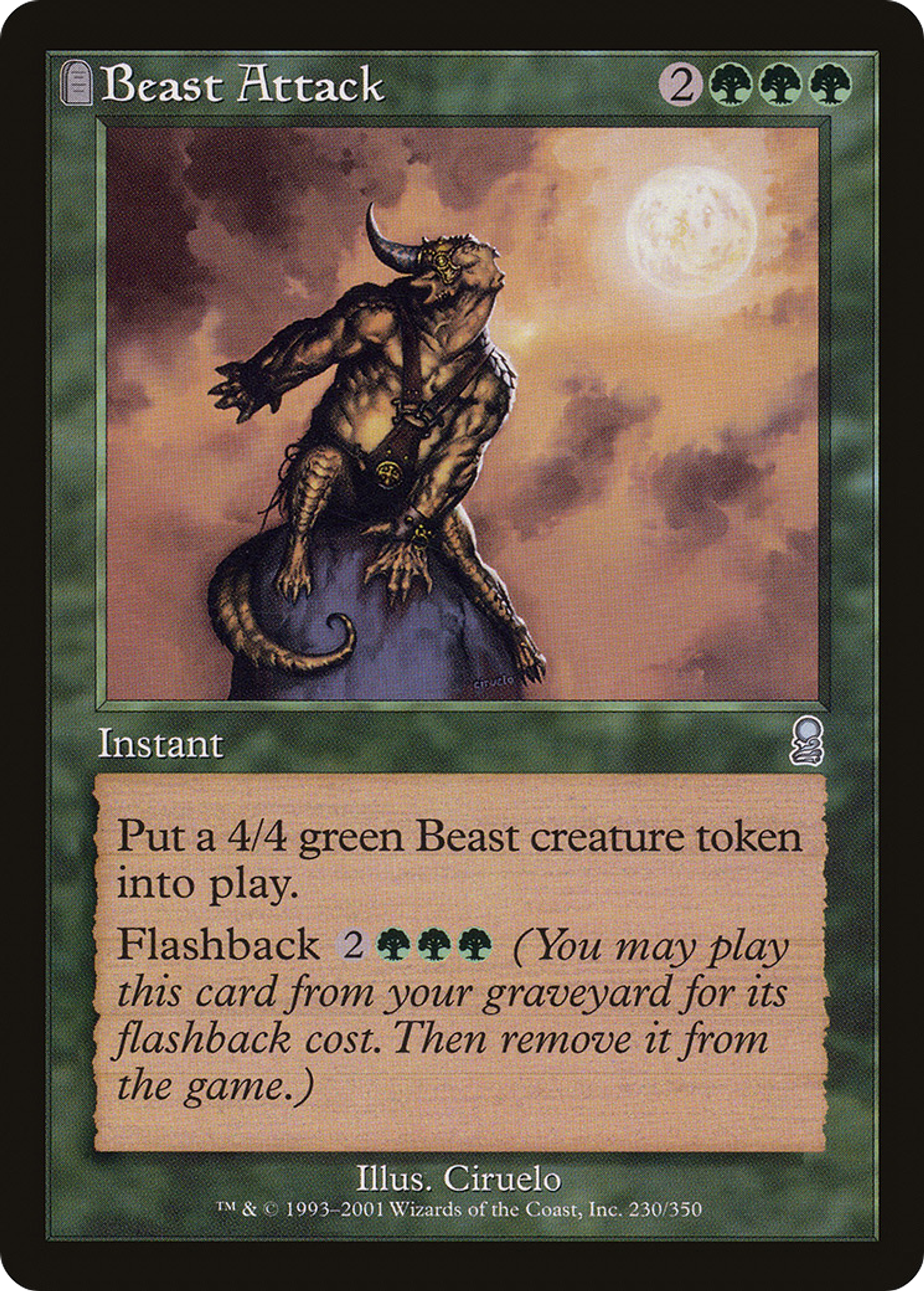 Beast Attack — Odyssey — Magic: The Gathering