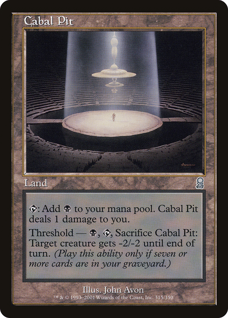 Cabal Pit — Odyssey — Magic: The Gathering