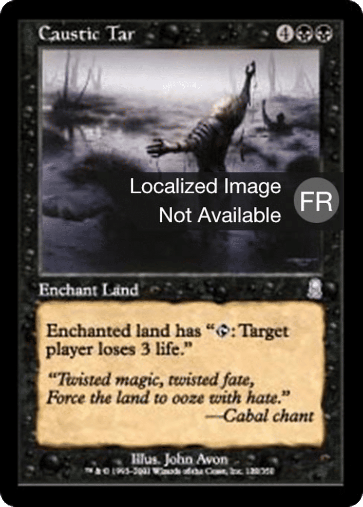 Goudron caustique — Odyssey — Magic: The Gathering