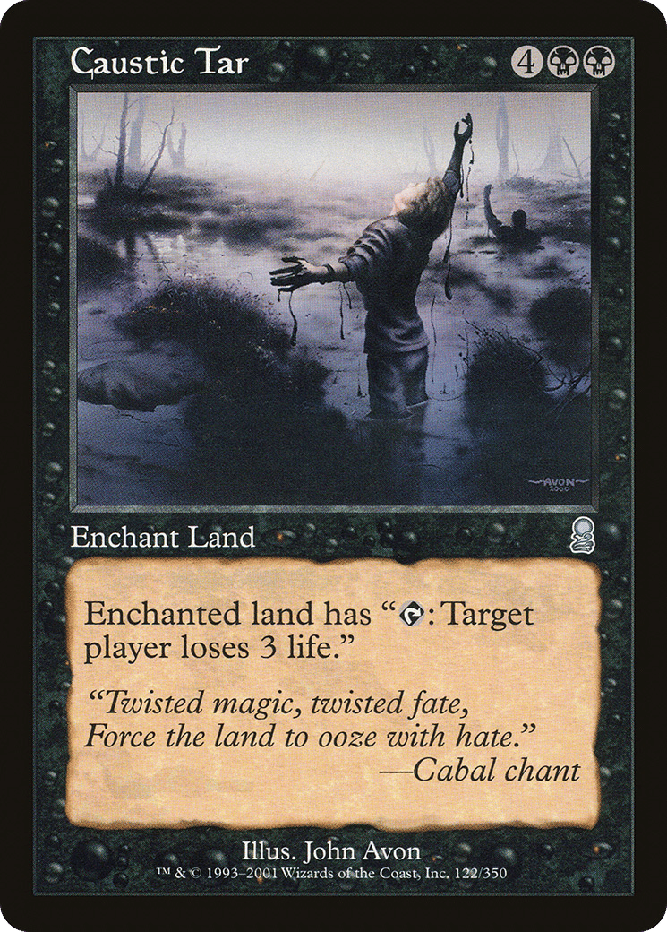 Caustic Tar — Odyssey — Magic: The Gathering
