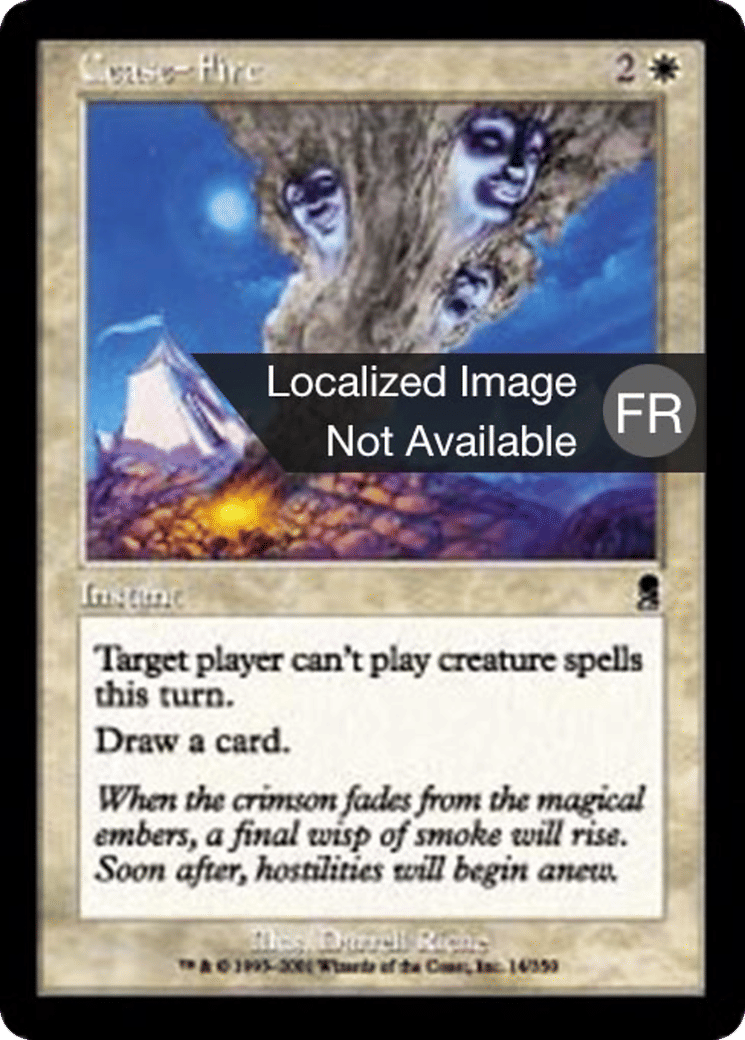 Cessez-le-feu — Odyssey — Magic: The Gathering