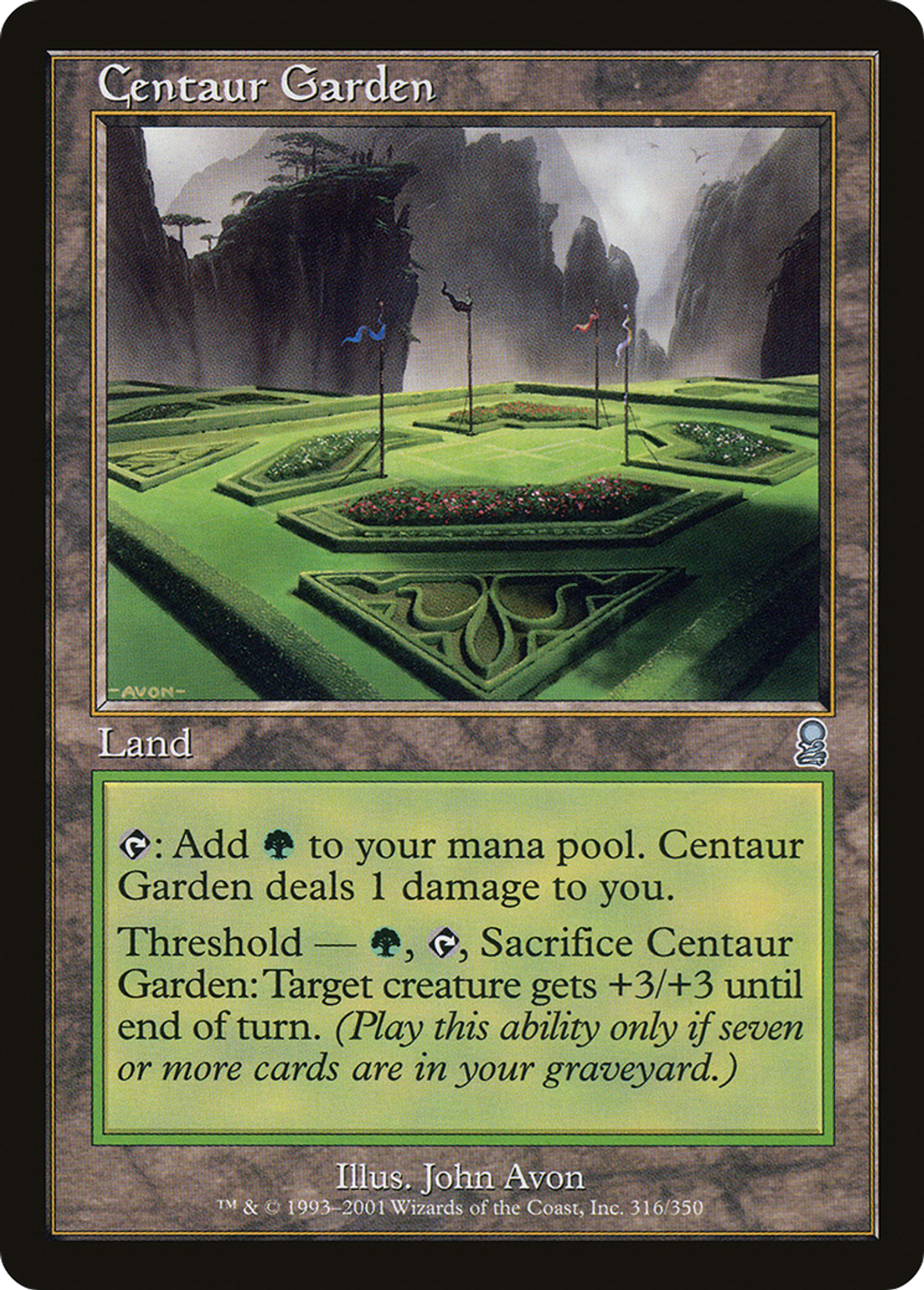 Centaur Garden — Odyssey — Magic: The Gathering