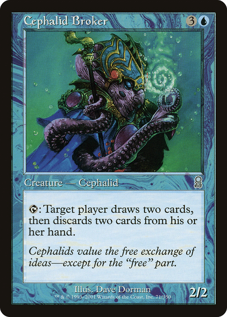 Cephalid Broker — Odyssey — Magic: The Gathering