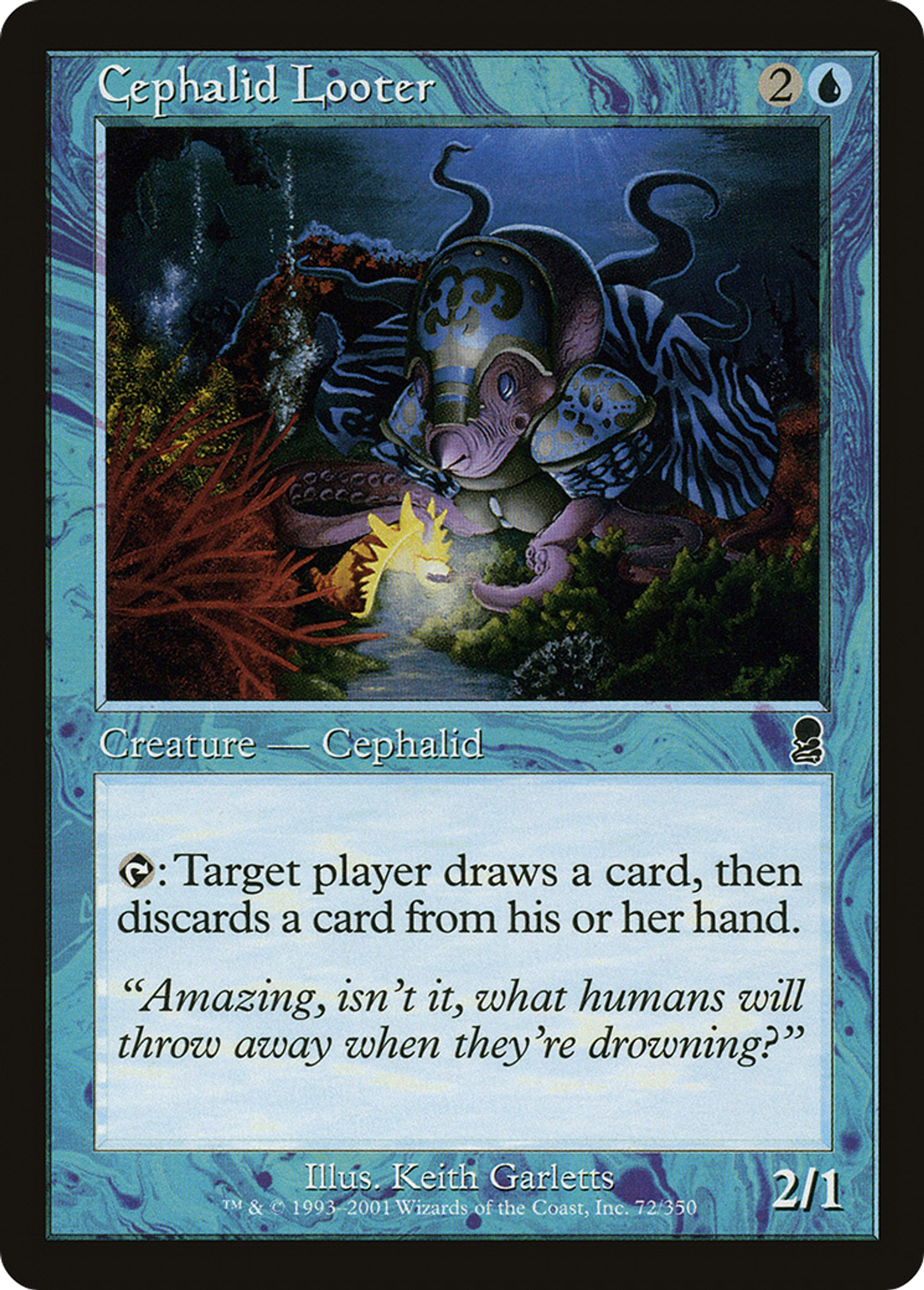 Cephalid Looter — Odyssey — Magic: The Gathering