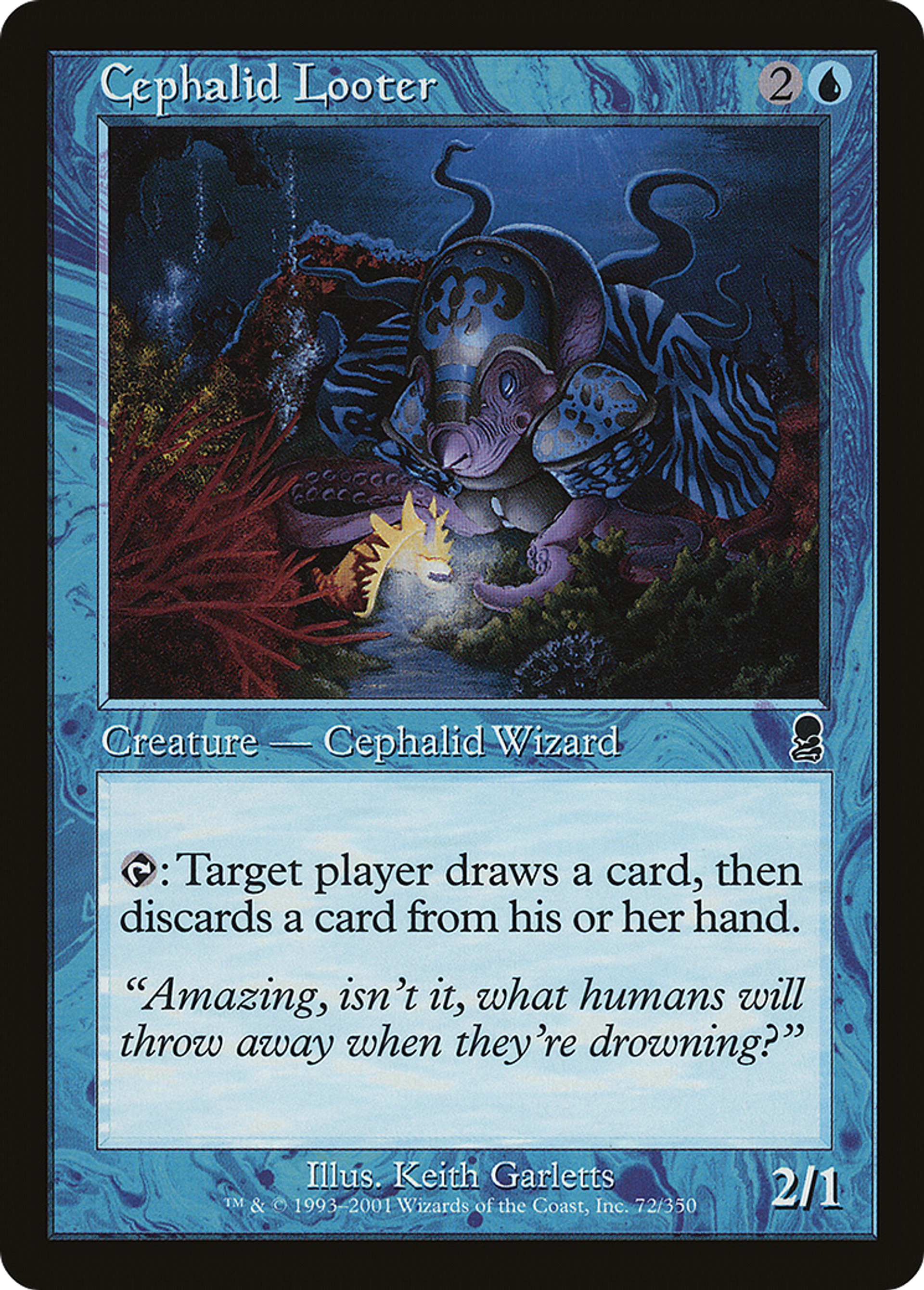 Détrousseur céphalide — Odyssey — Magic: The Gathering