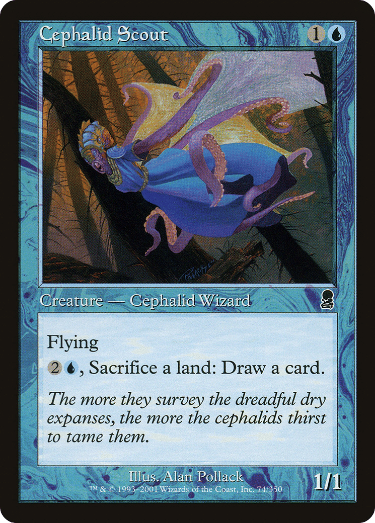 Cephalid Scout — Odyssey — Magic: The Gathering