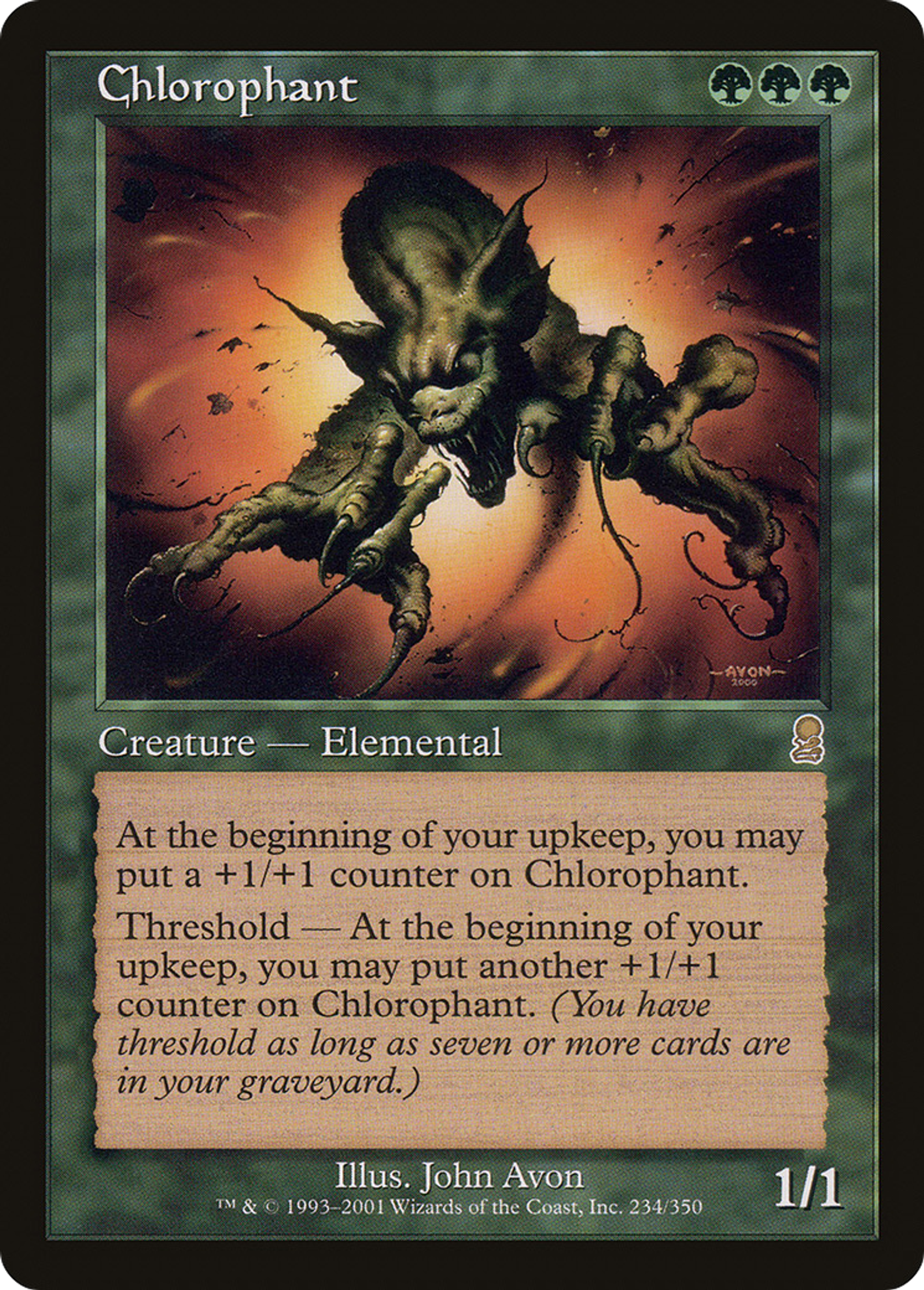 Chlorophant — Odyssey — Magic: The Gathering
