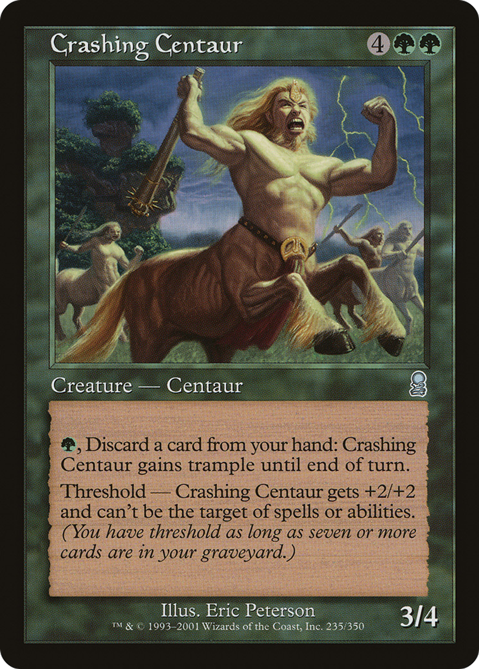 Crashing Centaur — Odyssey — Magic: The Gathering
