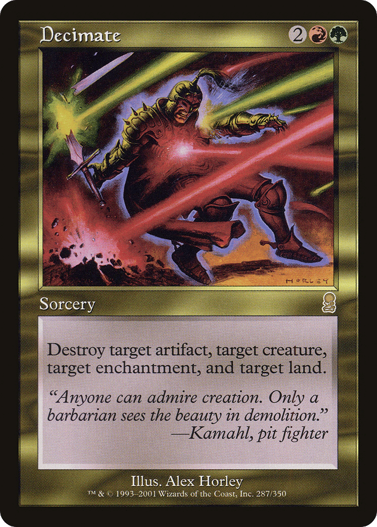 Decimate — Odyssey — Magic: The Gathering