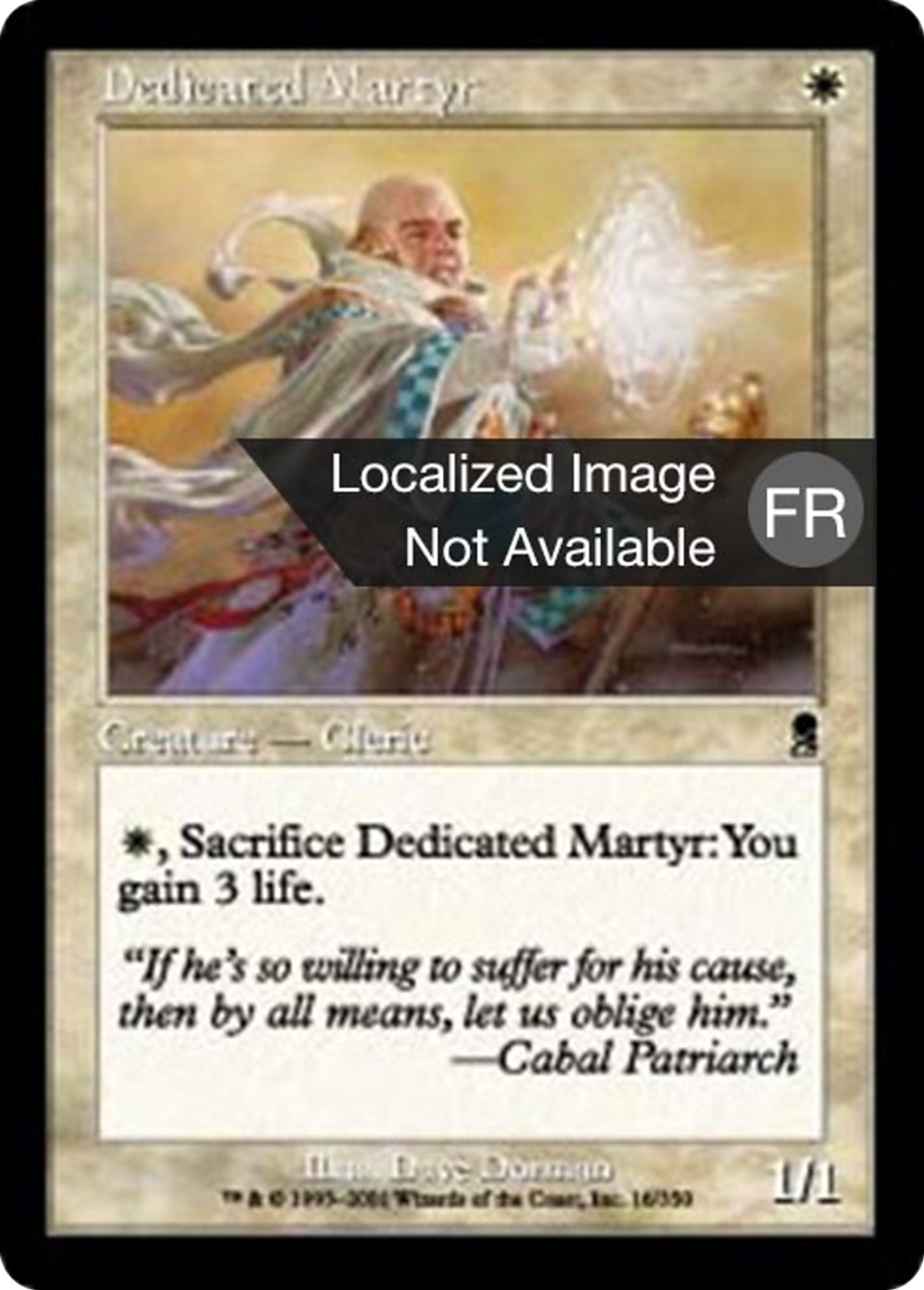 Martyr convaincu — Odyssey — Magic: The Gathering