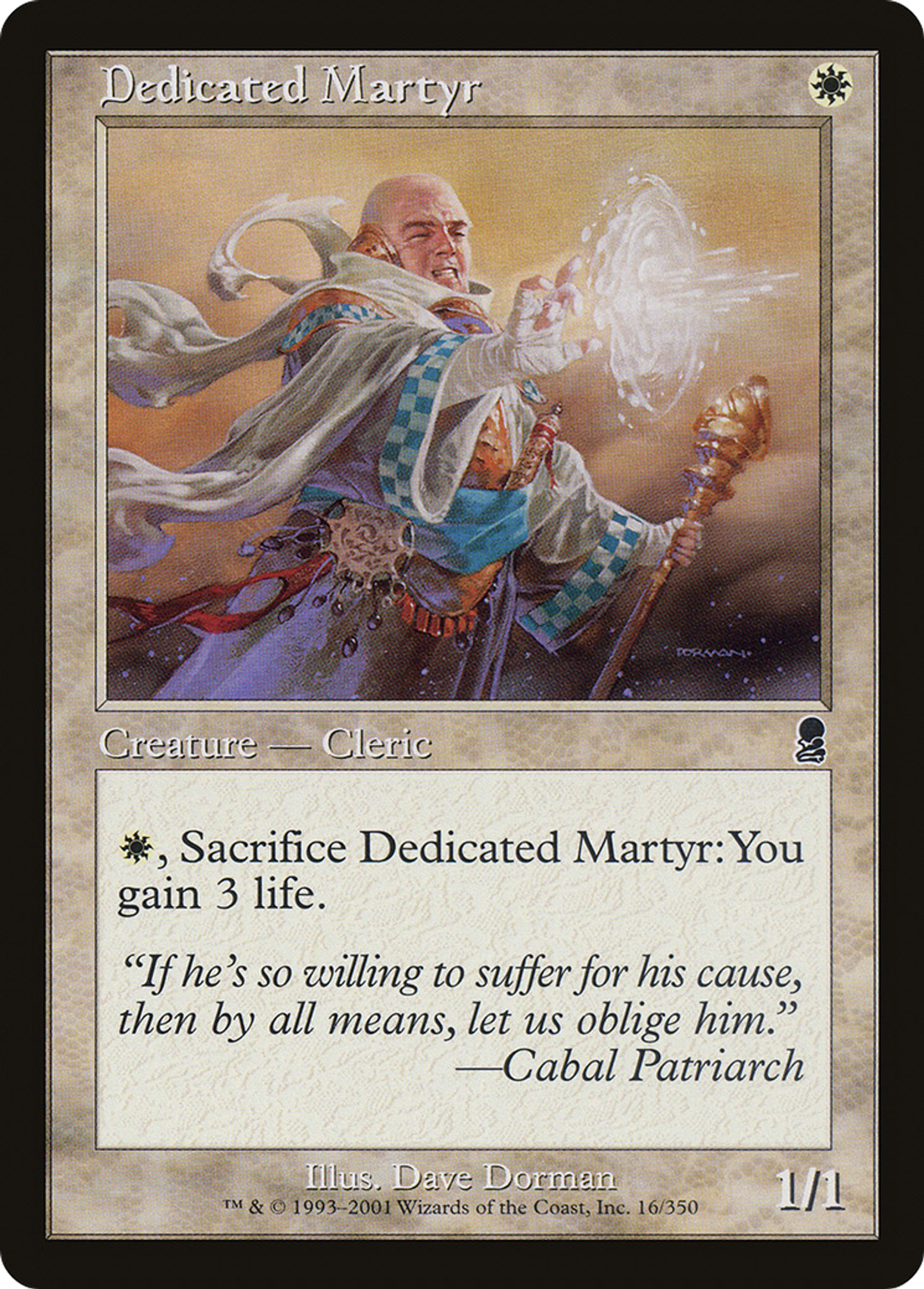 Martyr convaincu — Odyssey — Magic: The Gathering