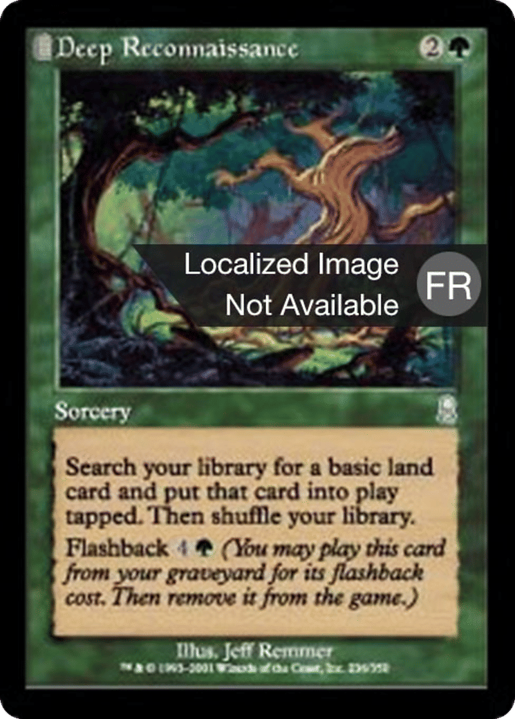 Reconnaissance en profondeur — Odyssey — Magic: The Gathering
