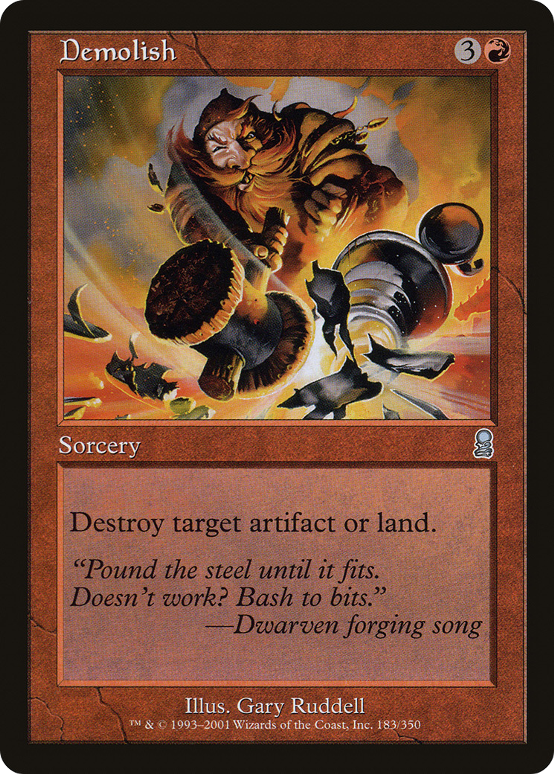 Demolish — Odyssey — Magic: The Gathering