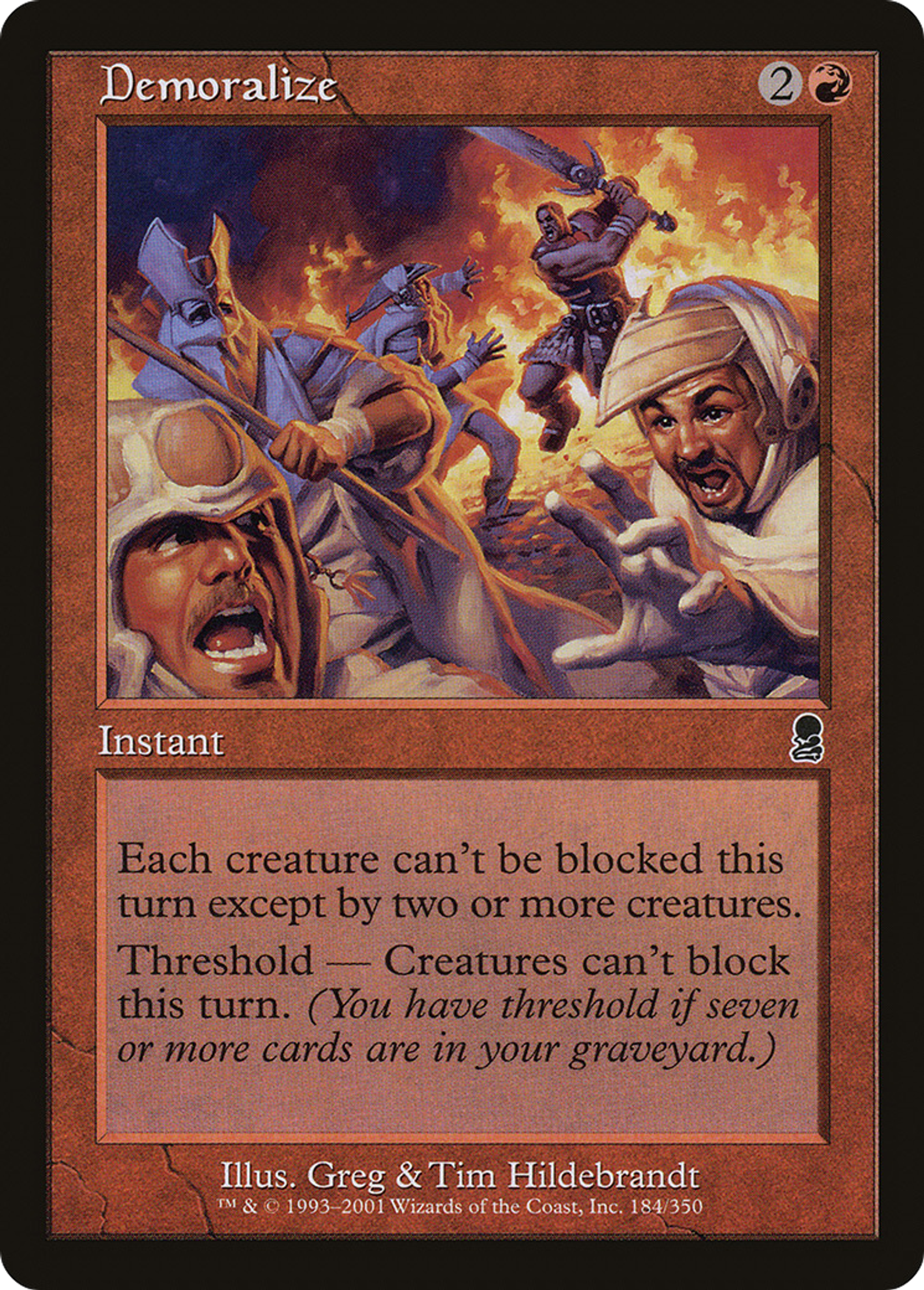 Demoralize — Odyssey — Magic: The Gathering