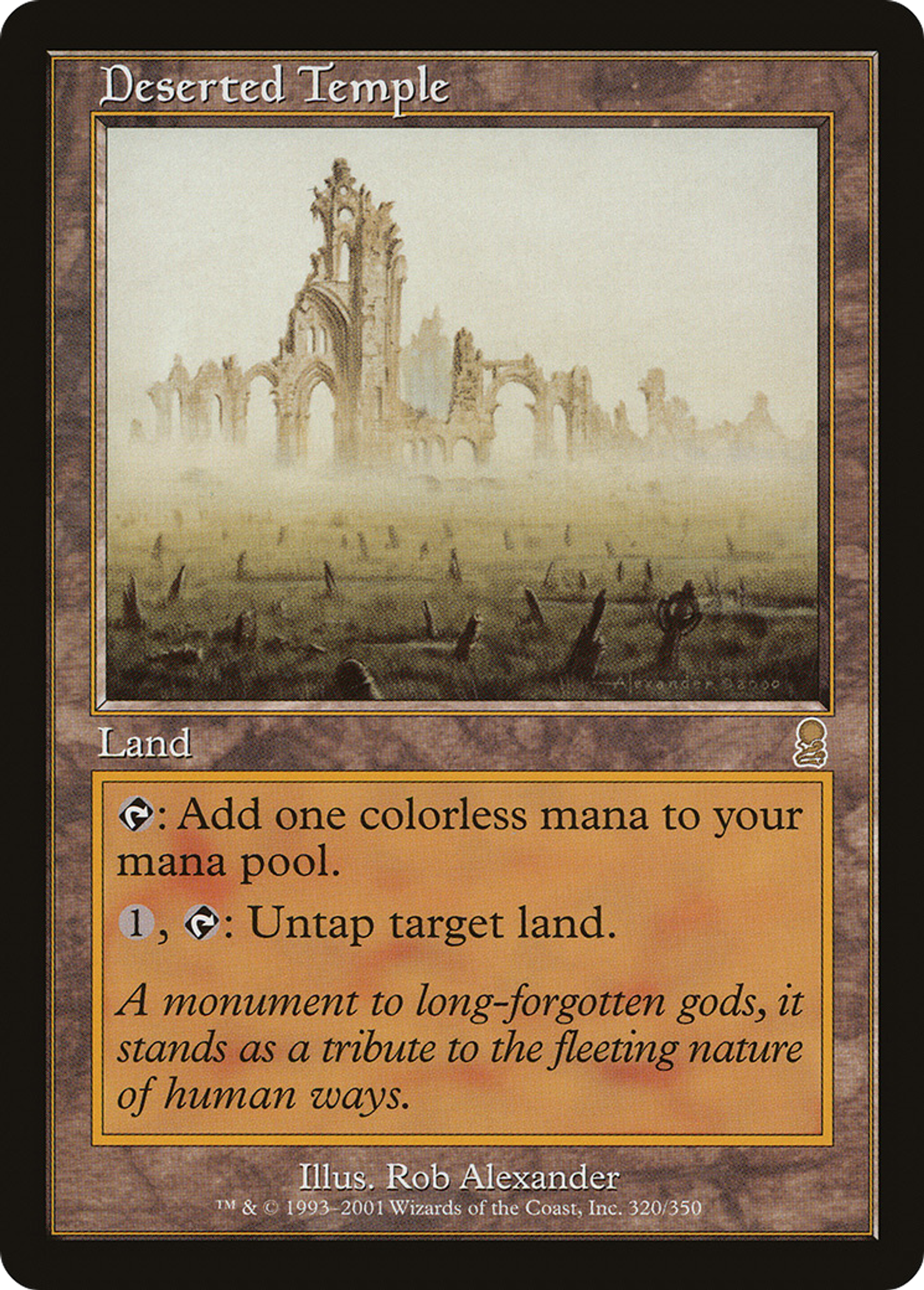 Deserted Temple — Odyssey — Magic: The Gathering