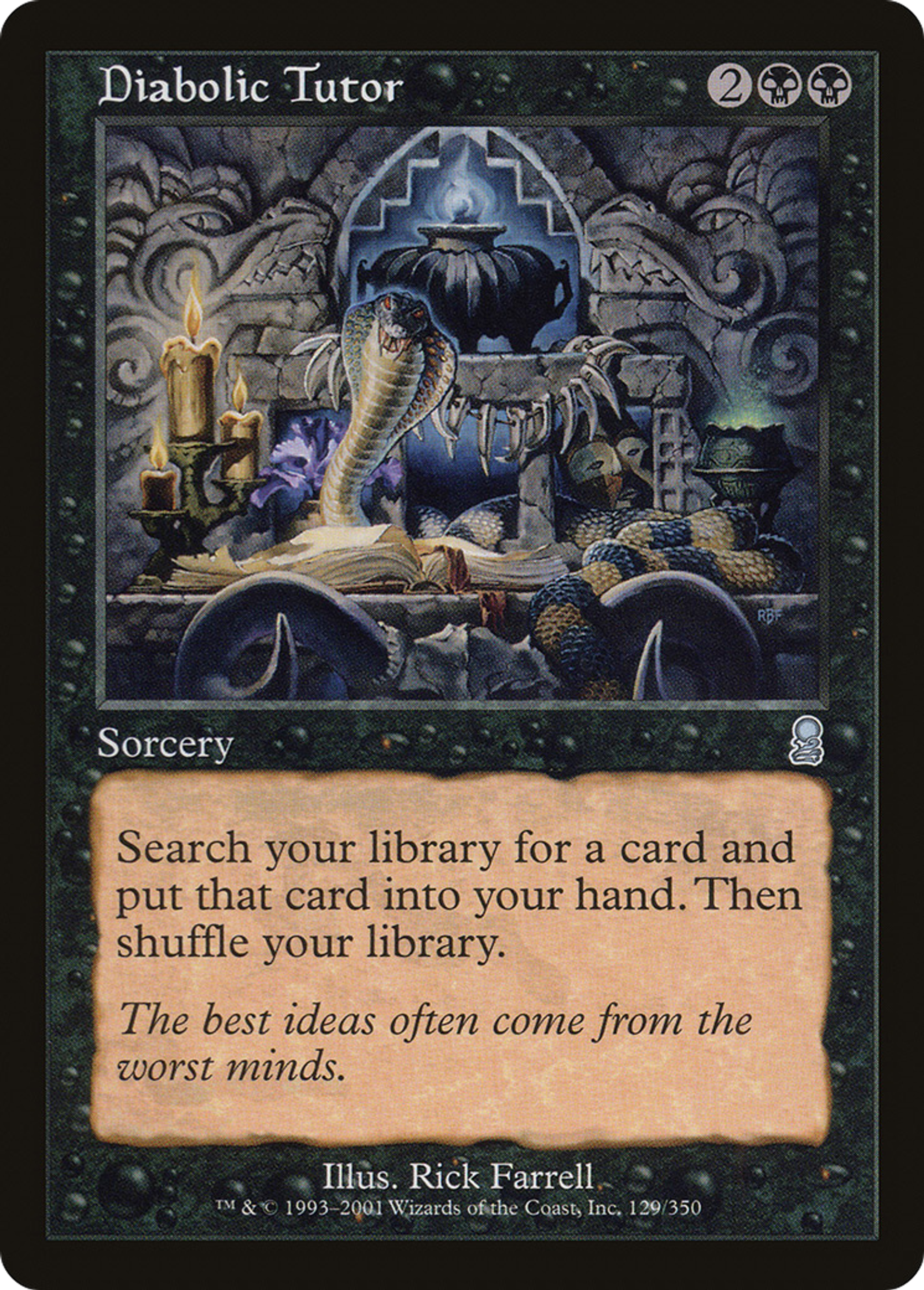 Précepteur démoniaque — Odyssey — Magic: The Gathering
