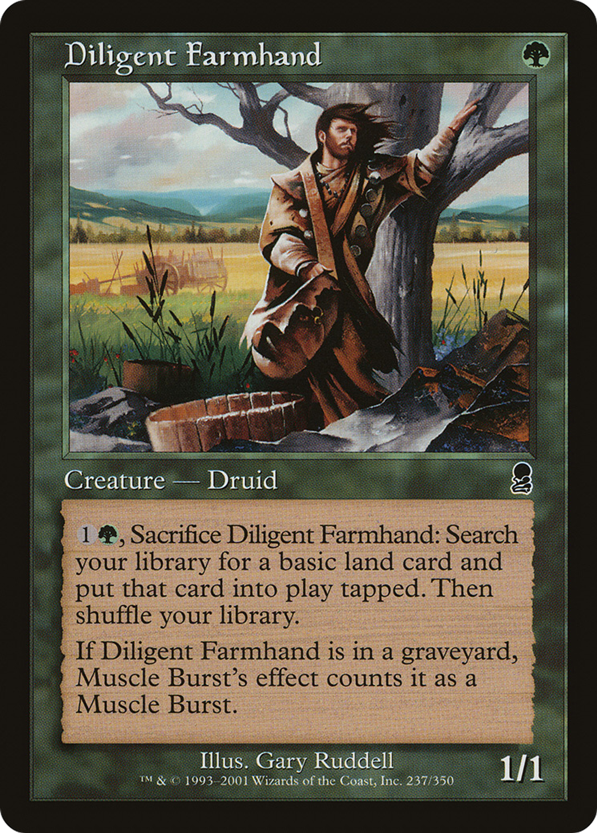 Diligent Farmhand — Odyssey — Magic: The Gathering
