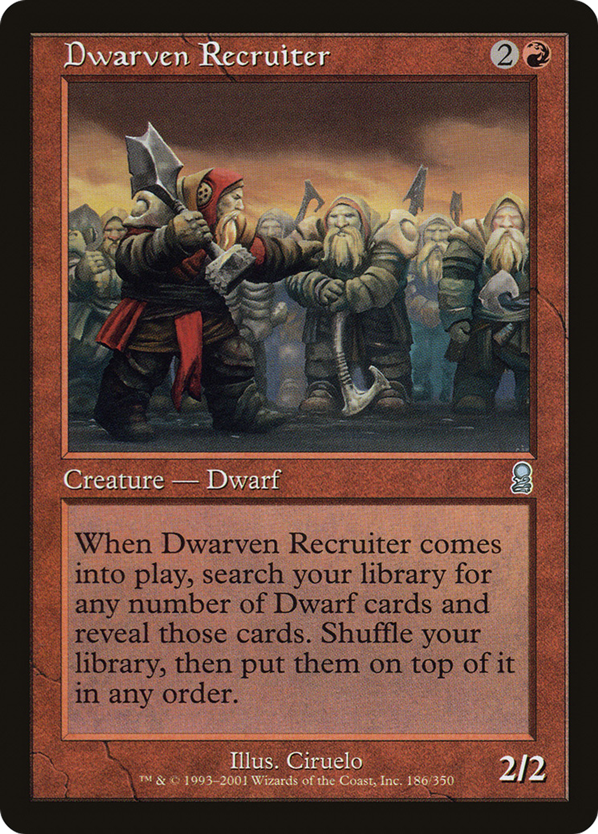 Dwarven Recruiter — Odyssey — Magic: The Gathering